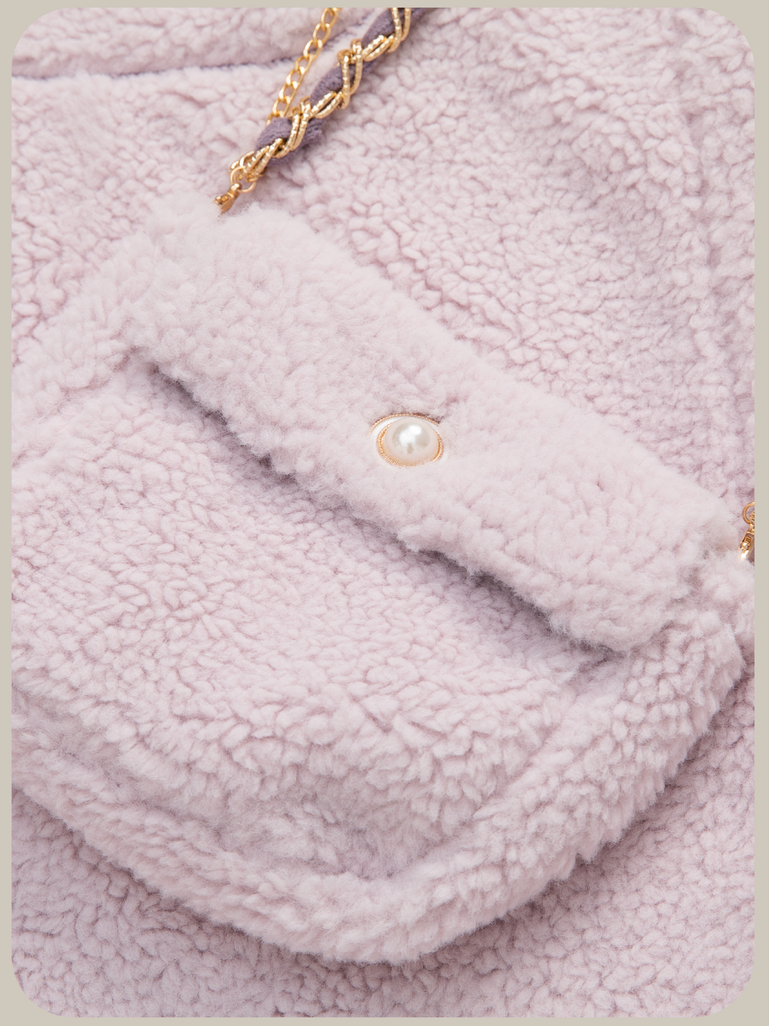 Polar Boa Coat With Mini Bag/ポーラーボアコート ミニバッグ付き