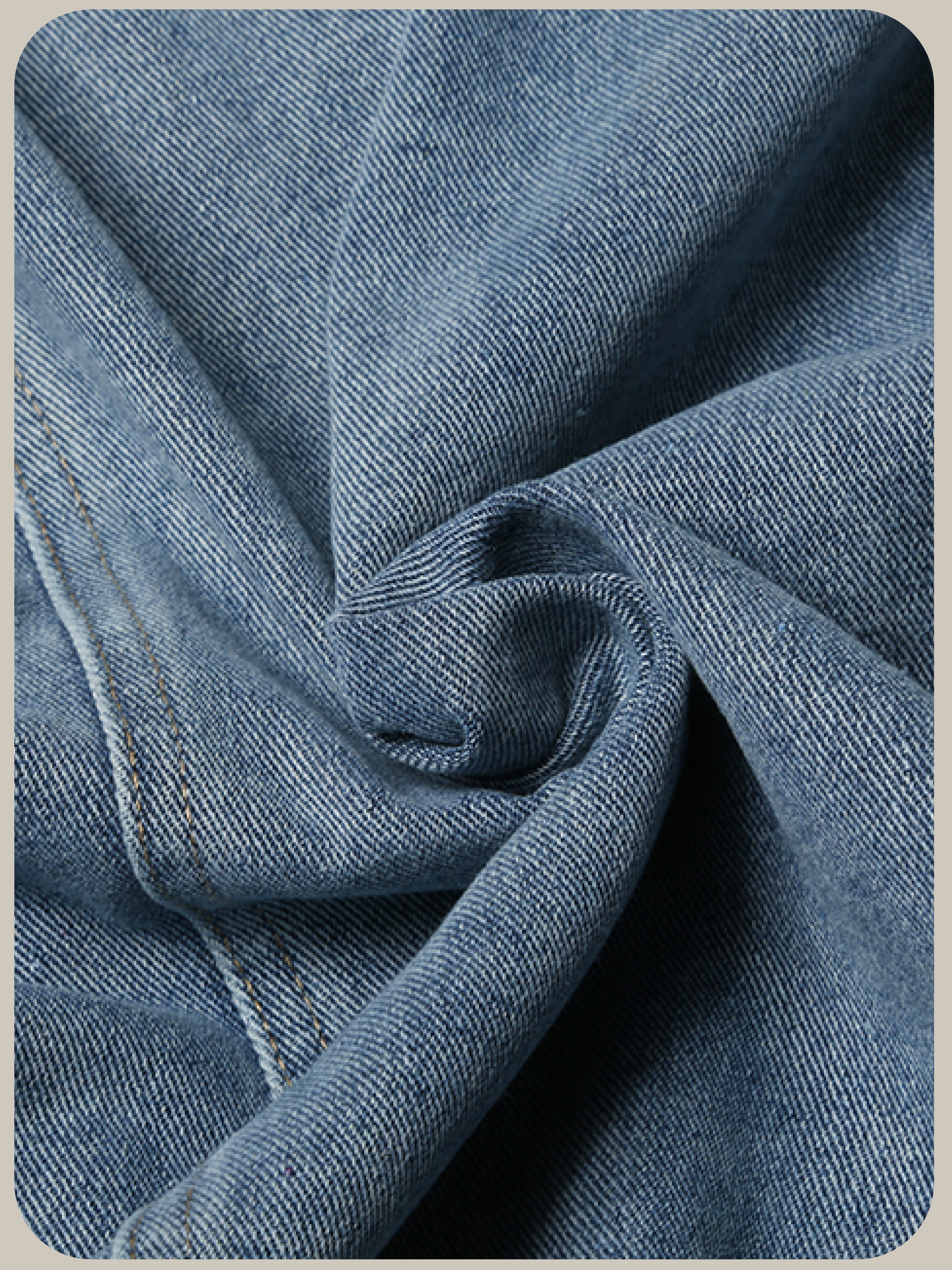 Ruffle Deco Pearl Denim Jacket/ラッフルデコパールデニムジャケット