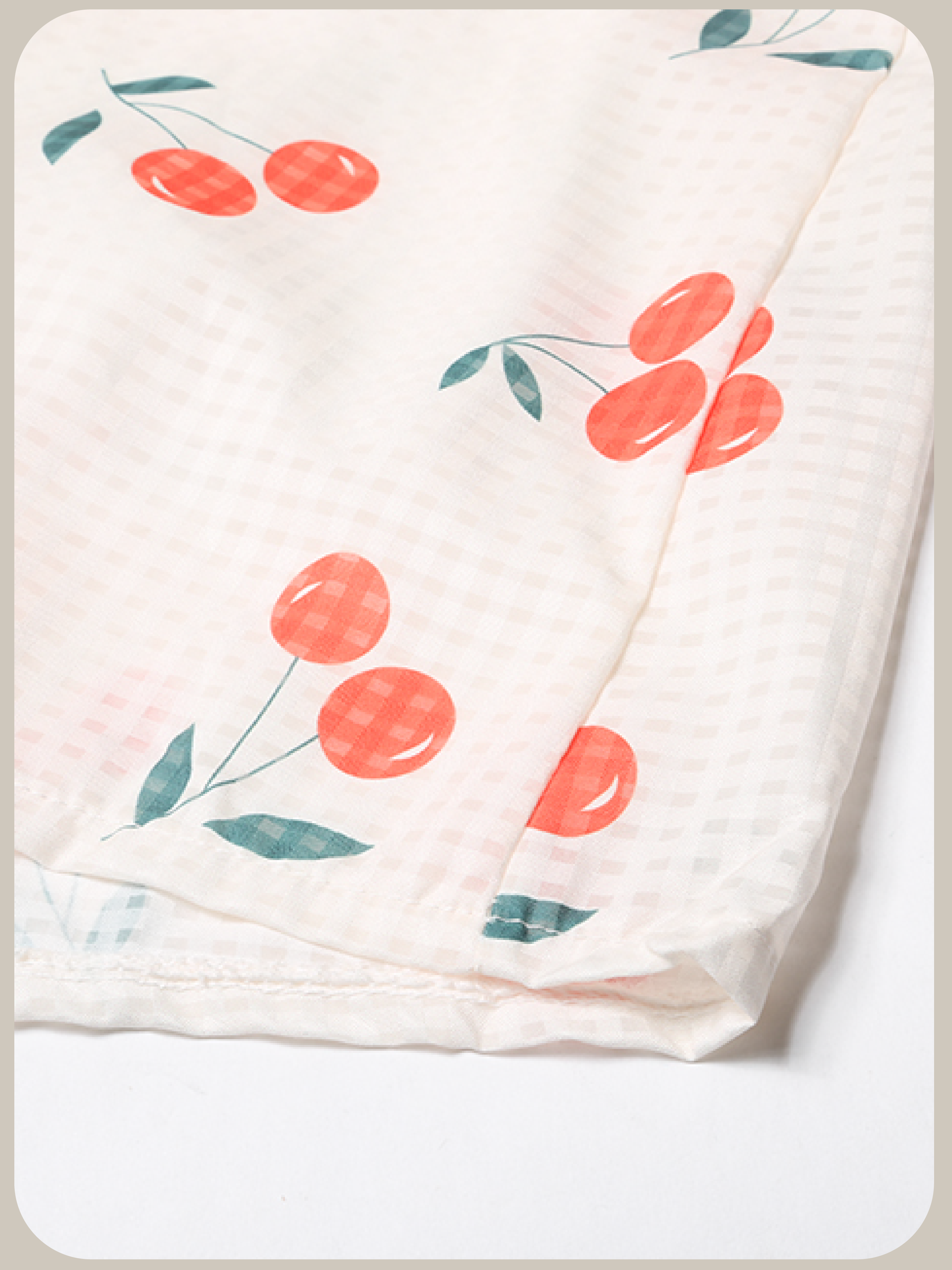 Frill Collar Cherry One Piece/フリルカラーチェリーワンピース