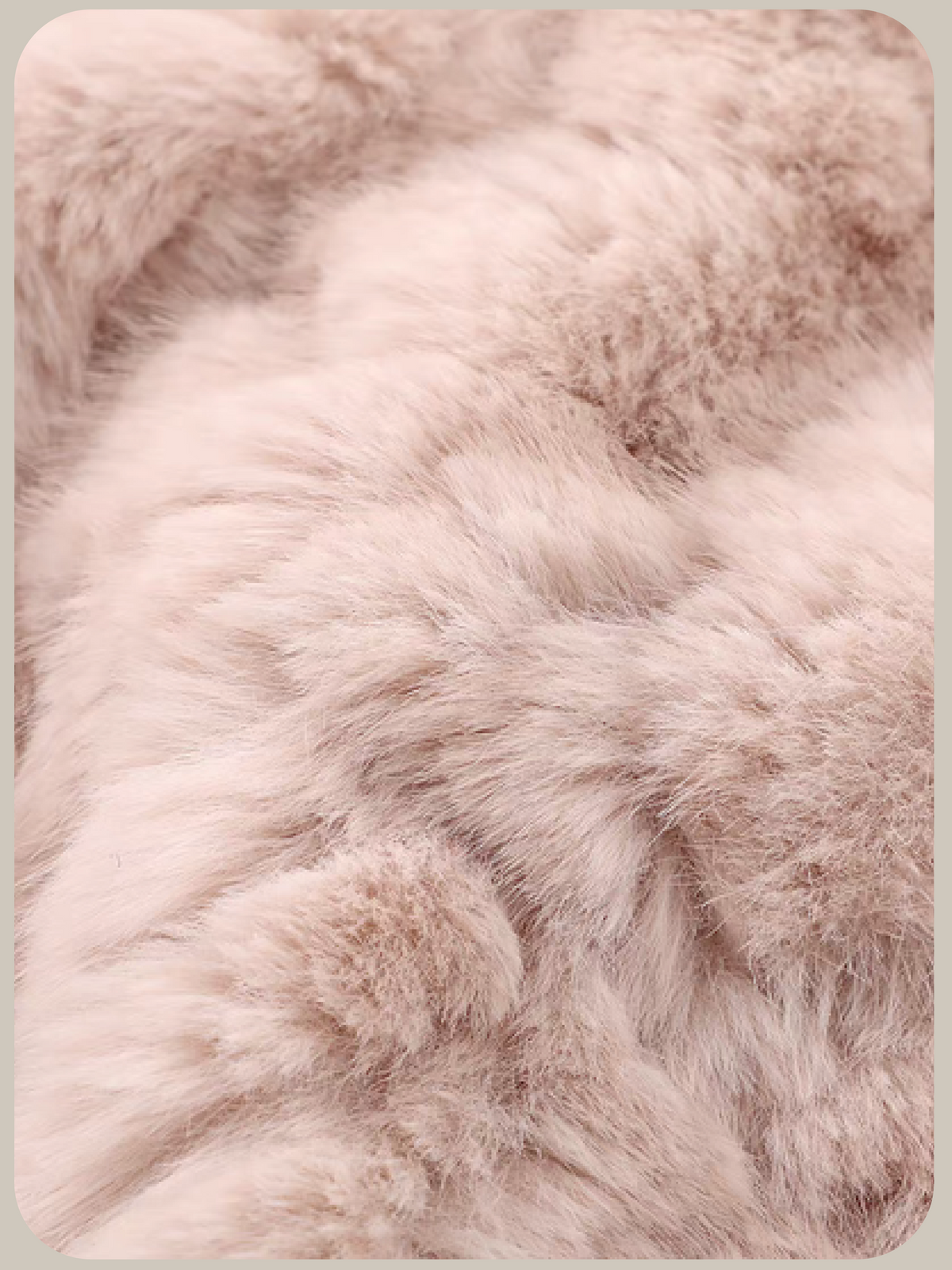 Soft Textured Faux Fur Coat/ソフトフェイクファーコート