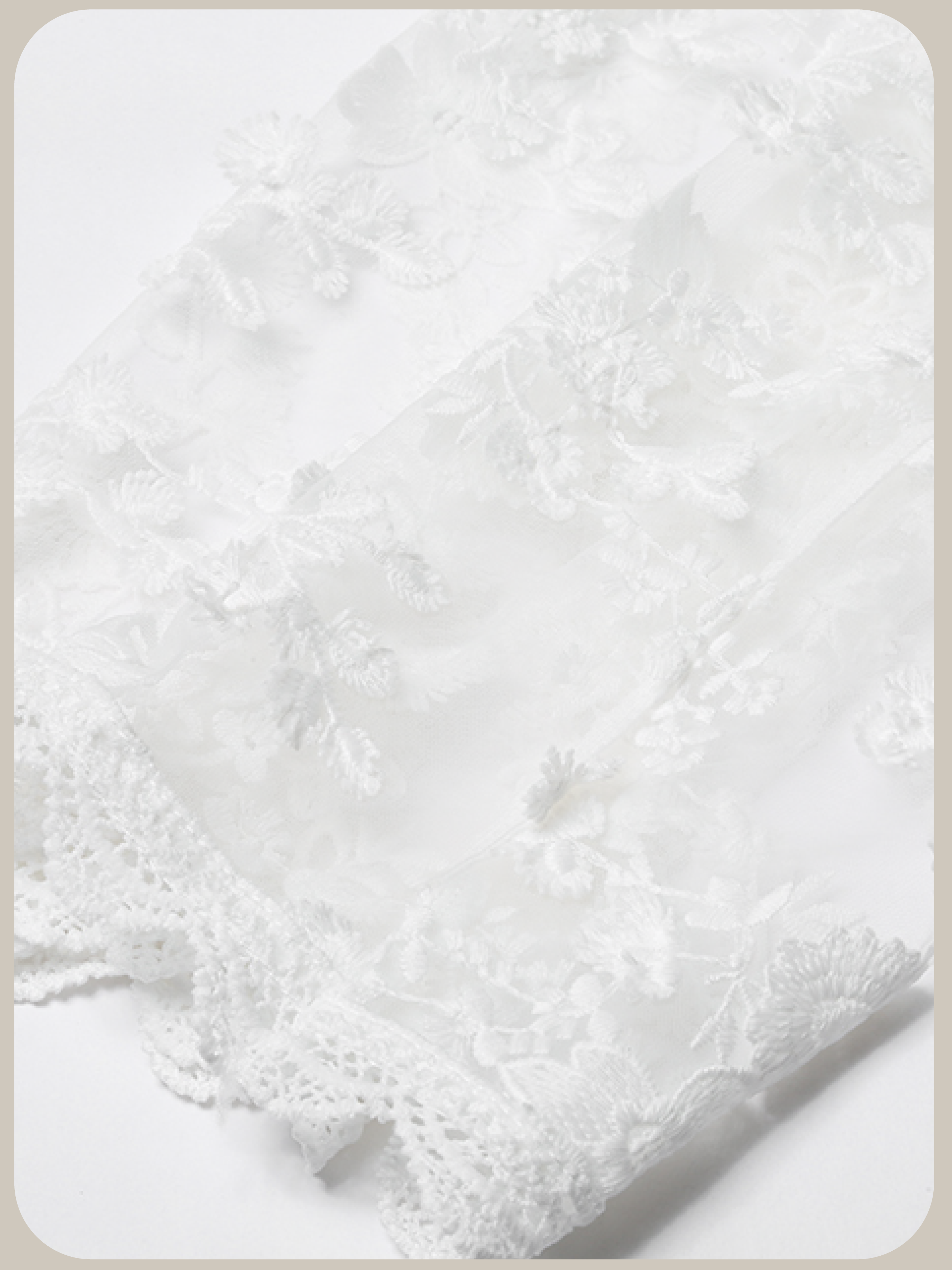 See Through Lace Stitching Jacket/シースルーレースステッチジャケット