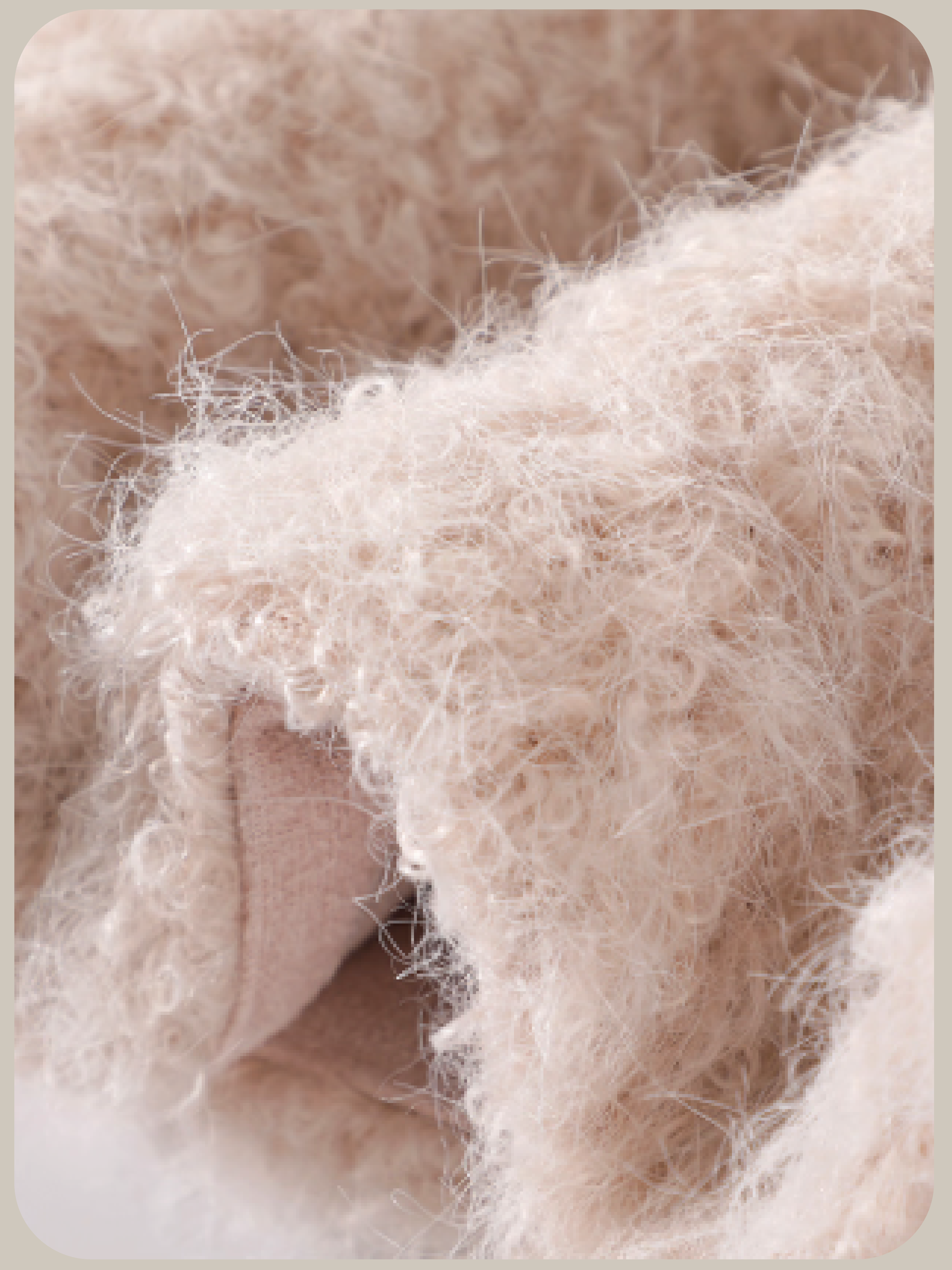 Elegant Golden Button Fur Coat/エレガントゴールドボタンファーコート