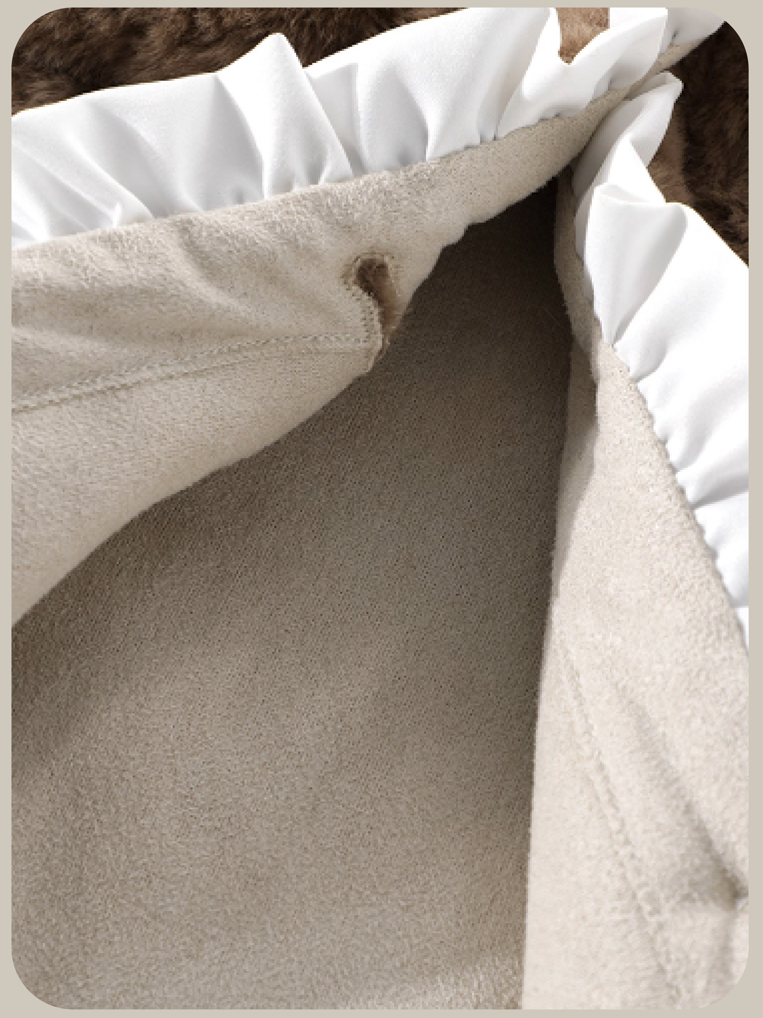 Elegant Frill Piping Fur Jacket/エレガントフリルパイピングファージャケット