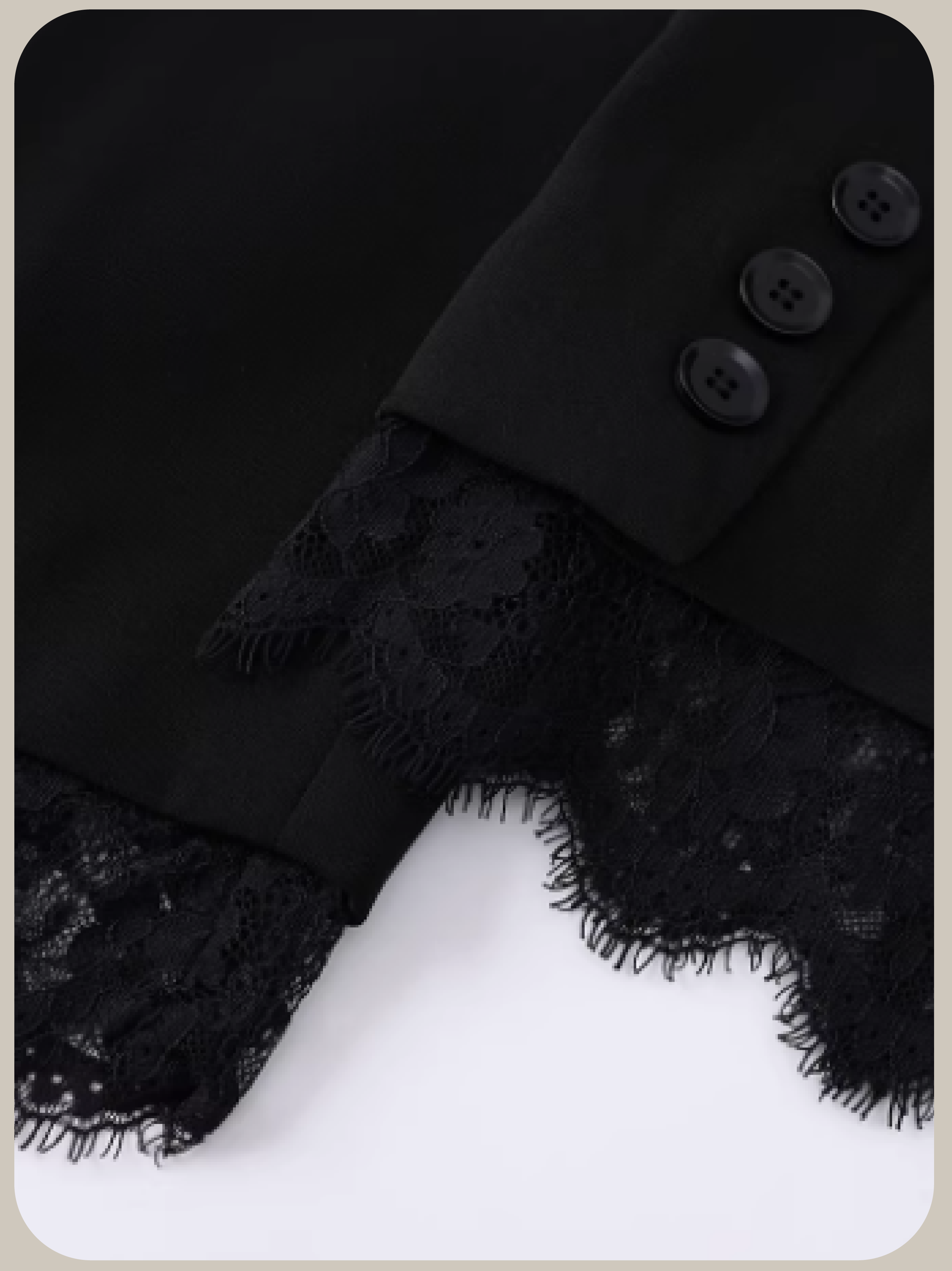 Back Lace Design Jacket/バックレースデザインジャケット