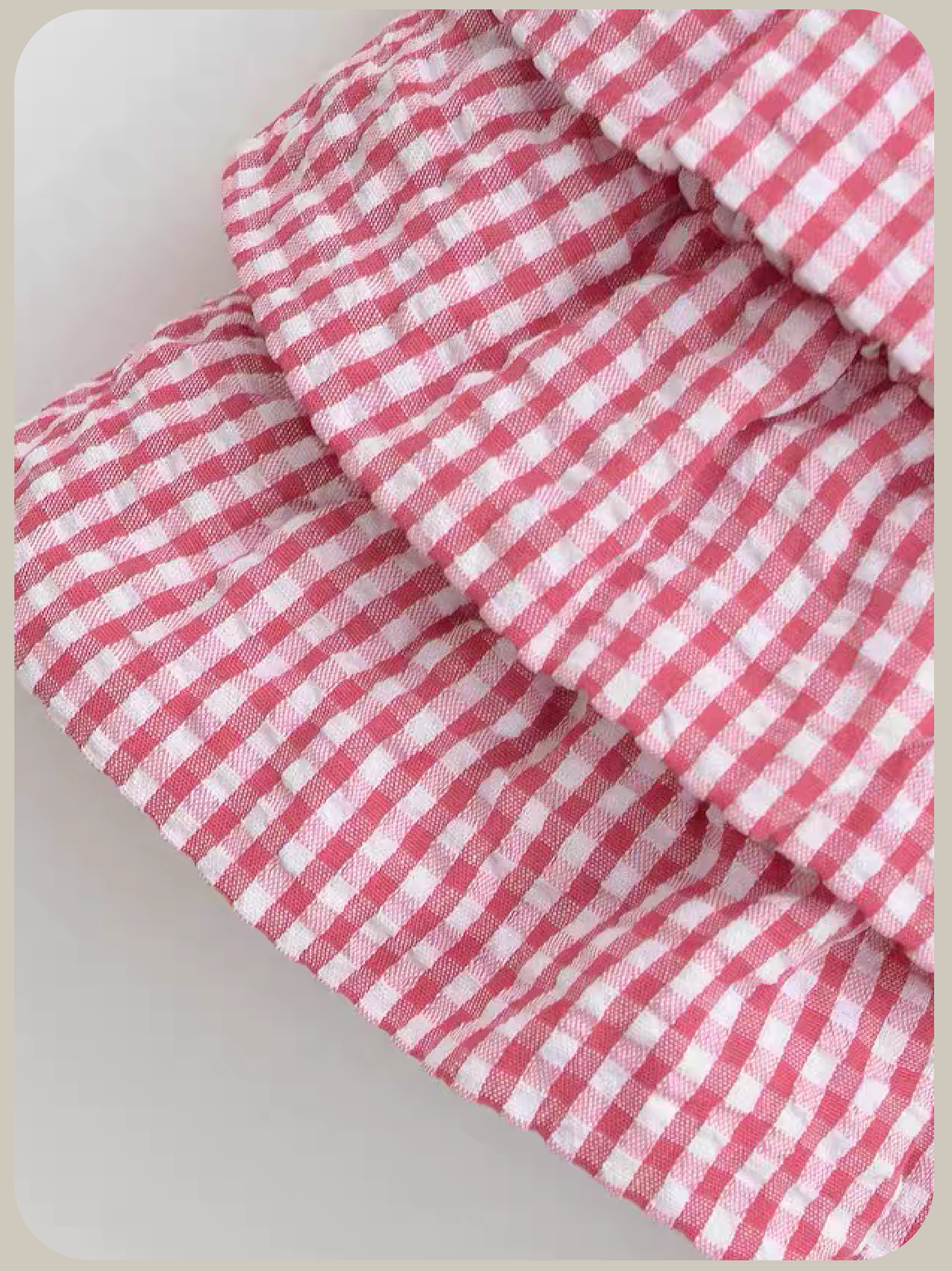 Sweet Bow Tiered Gingham Skirt/スウィートボウティアードギンガムスカート
