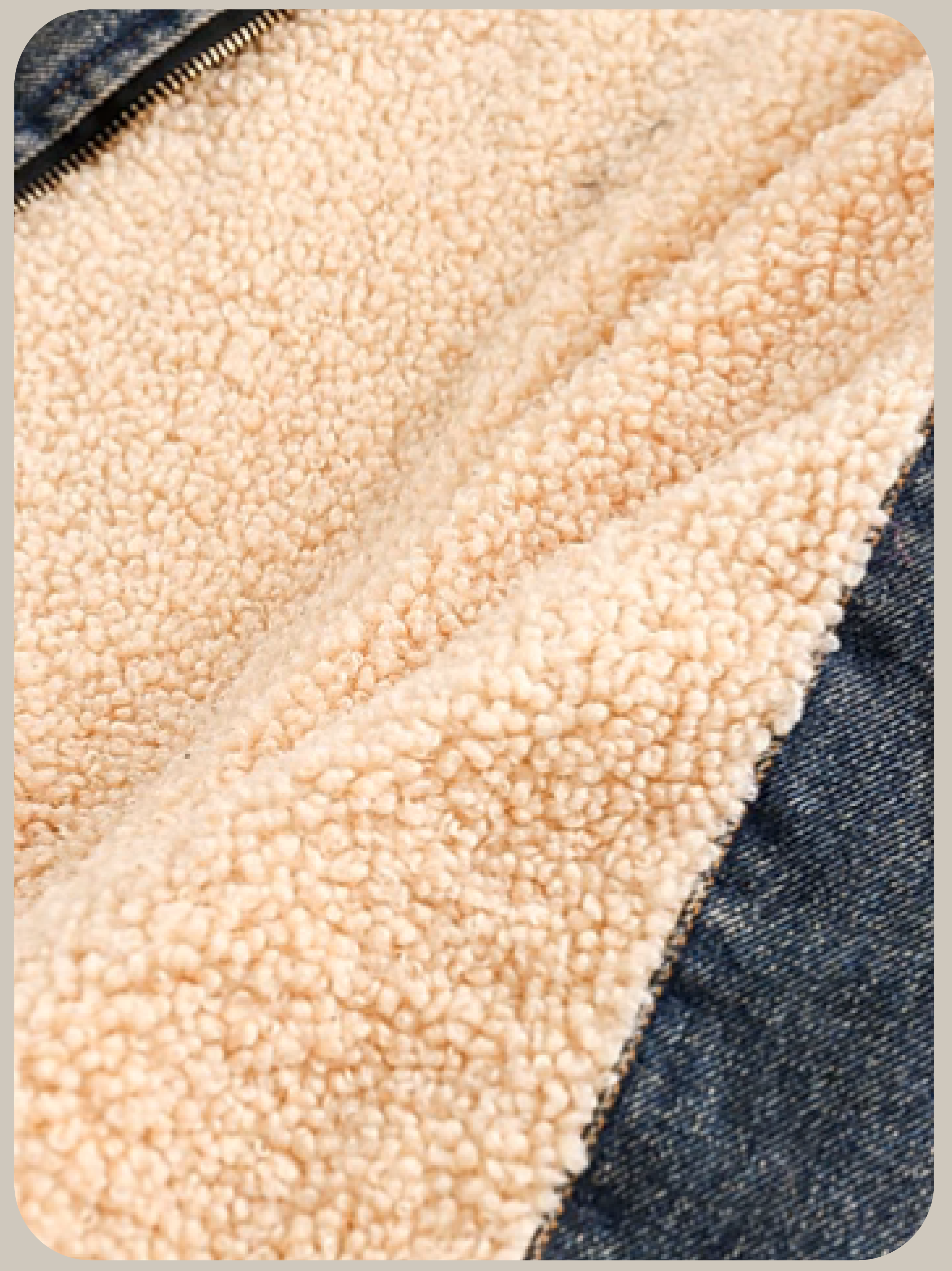 Cozy Fluffy Denim Coat/ふわふわデニムコート