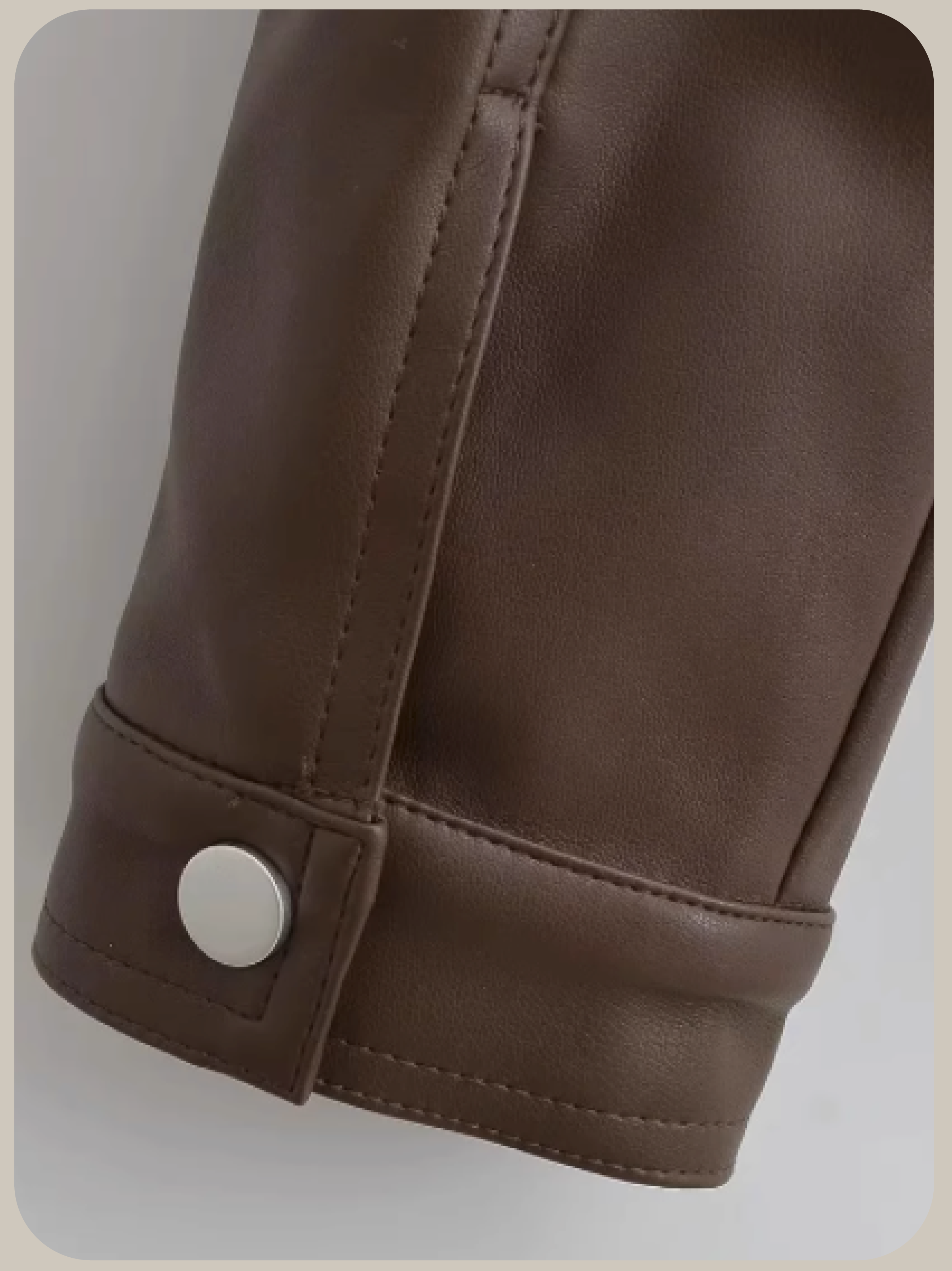 Cropped Short PU Jacket/クロップドショートPUジャケット