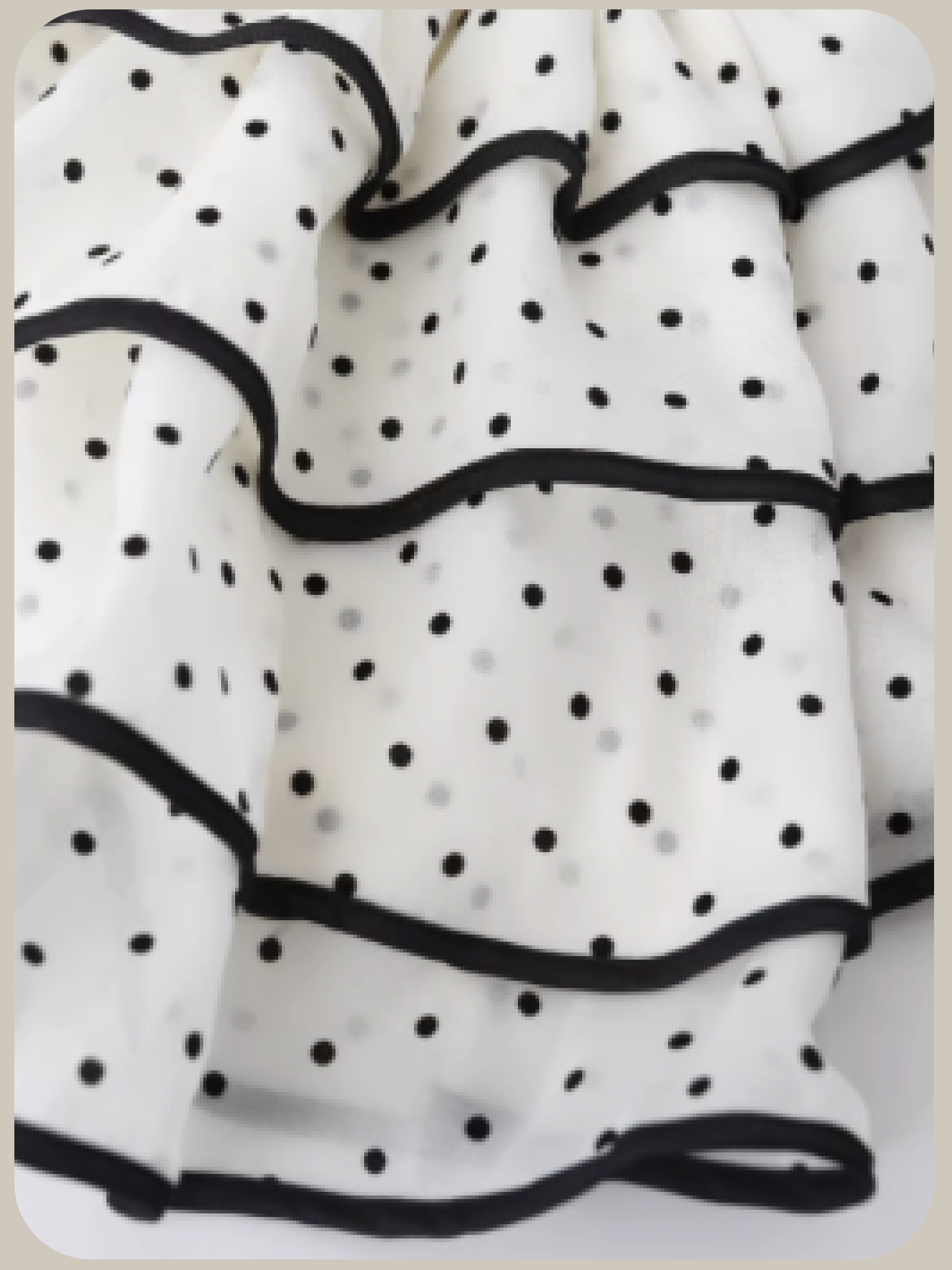 Square Collar Flare Dots Dress/スクエアカラーフレアドットドレス