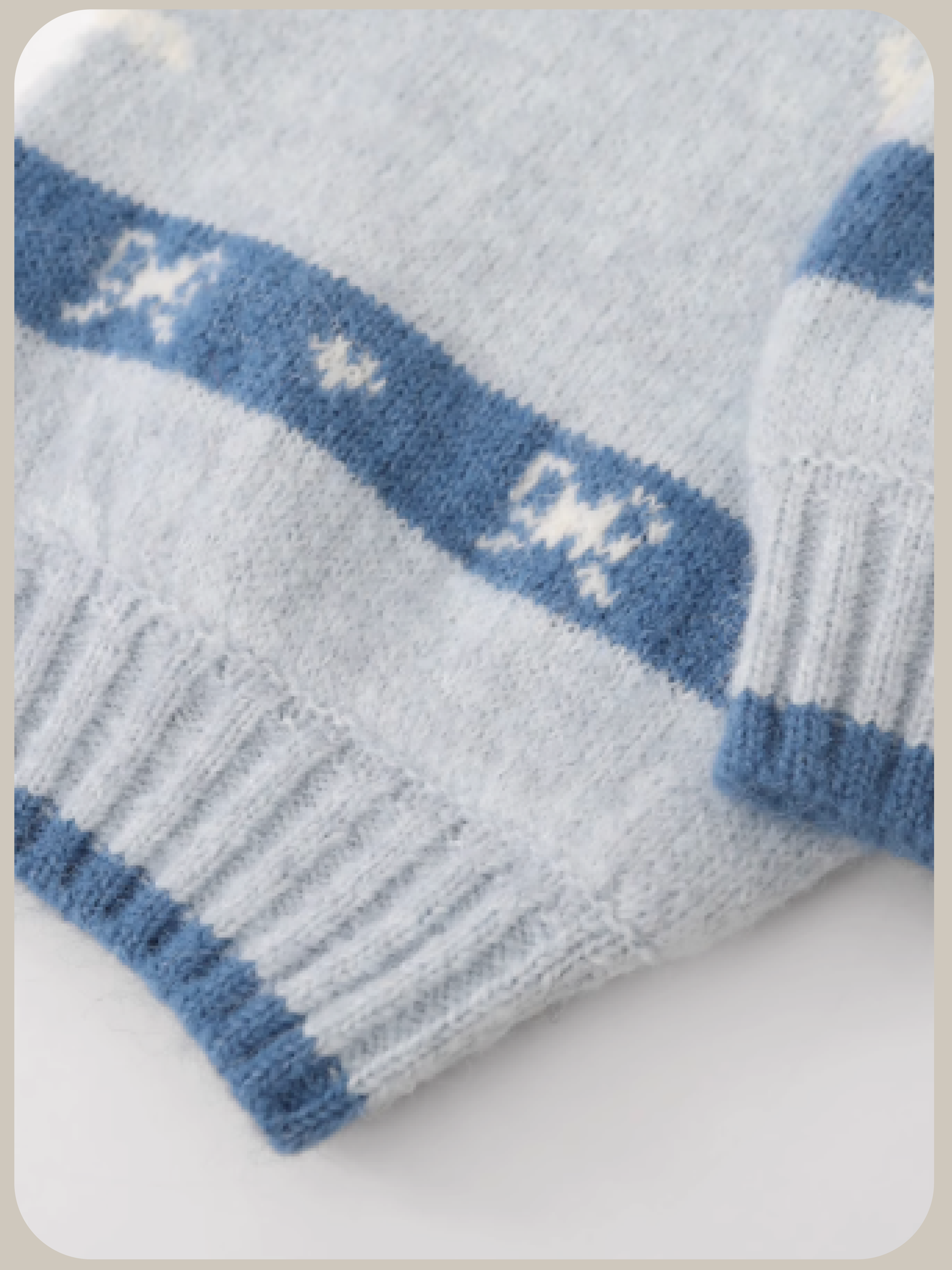 Cheerful Snowman Cardigan With Scarf/スカーフ付き雪だるまカーディガン