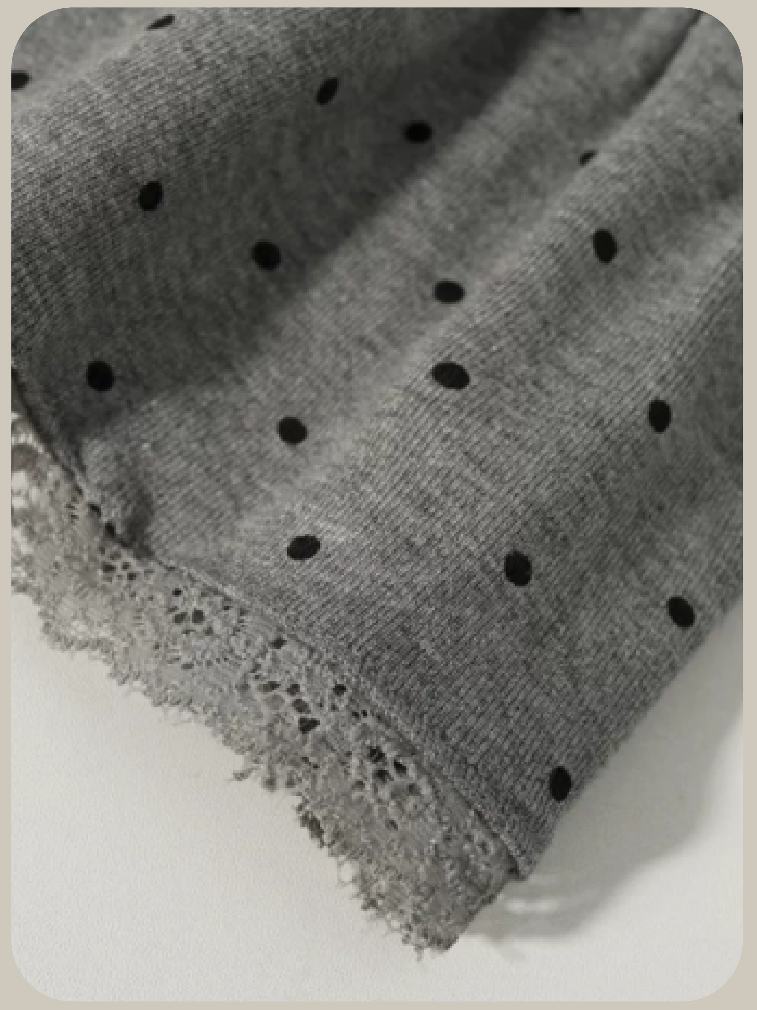 Dots Padded Frill Cami/ドット柄パッド入りフリルキャミソール
