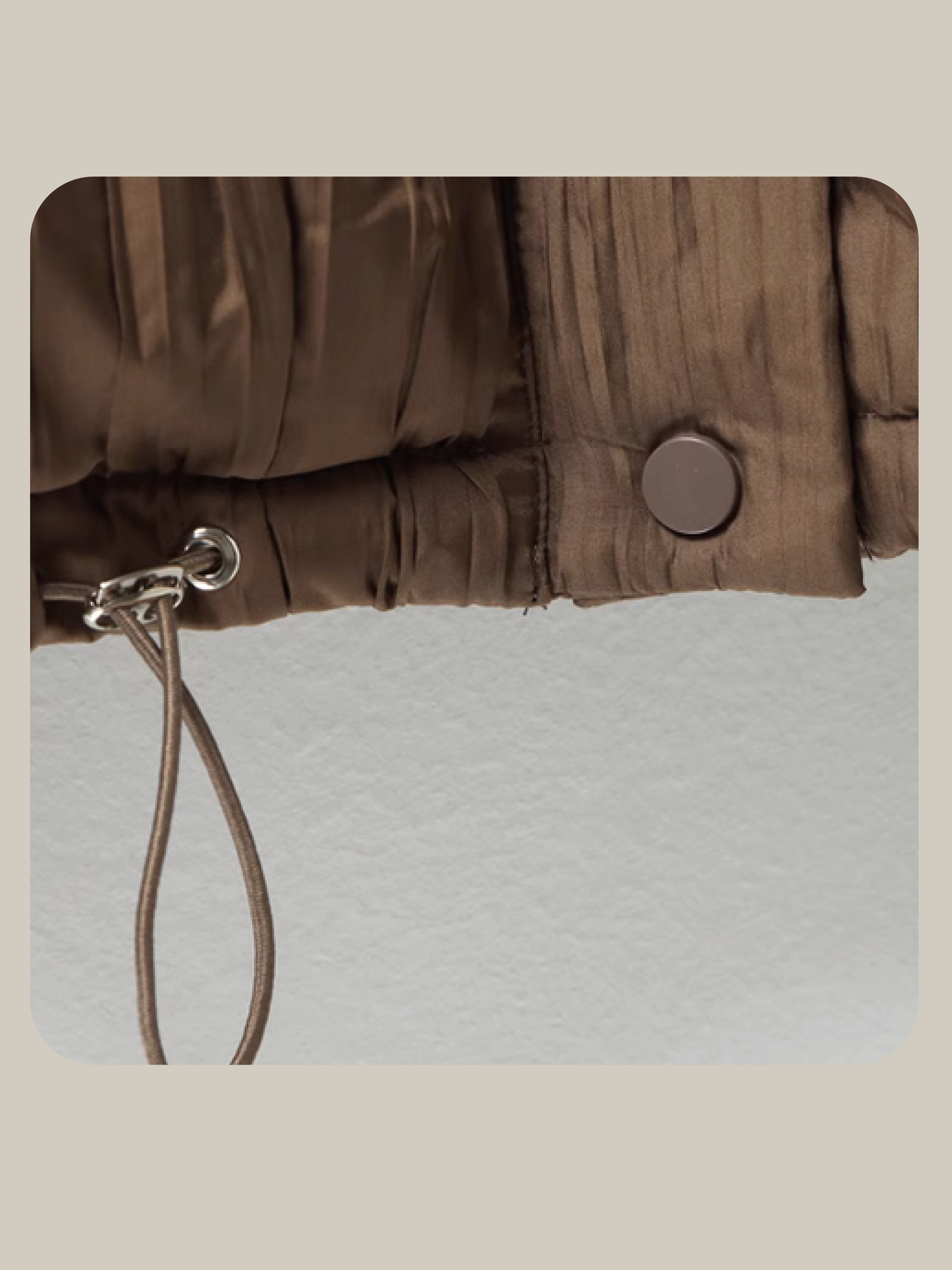 Big Frill Collar Puff Duck Down Coat.ビッグフリルカラーパフダックダウンコート