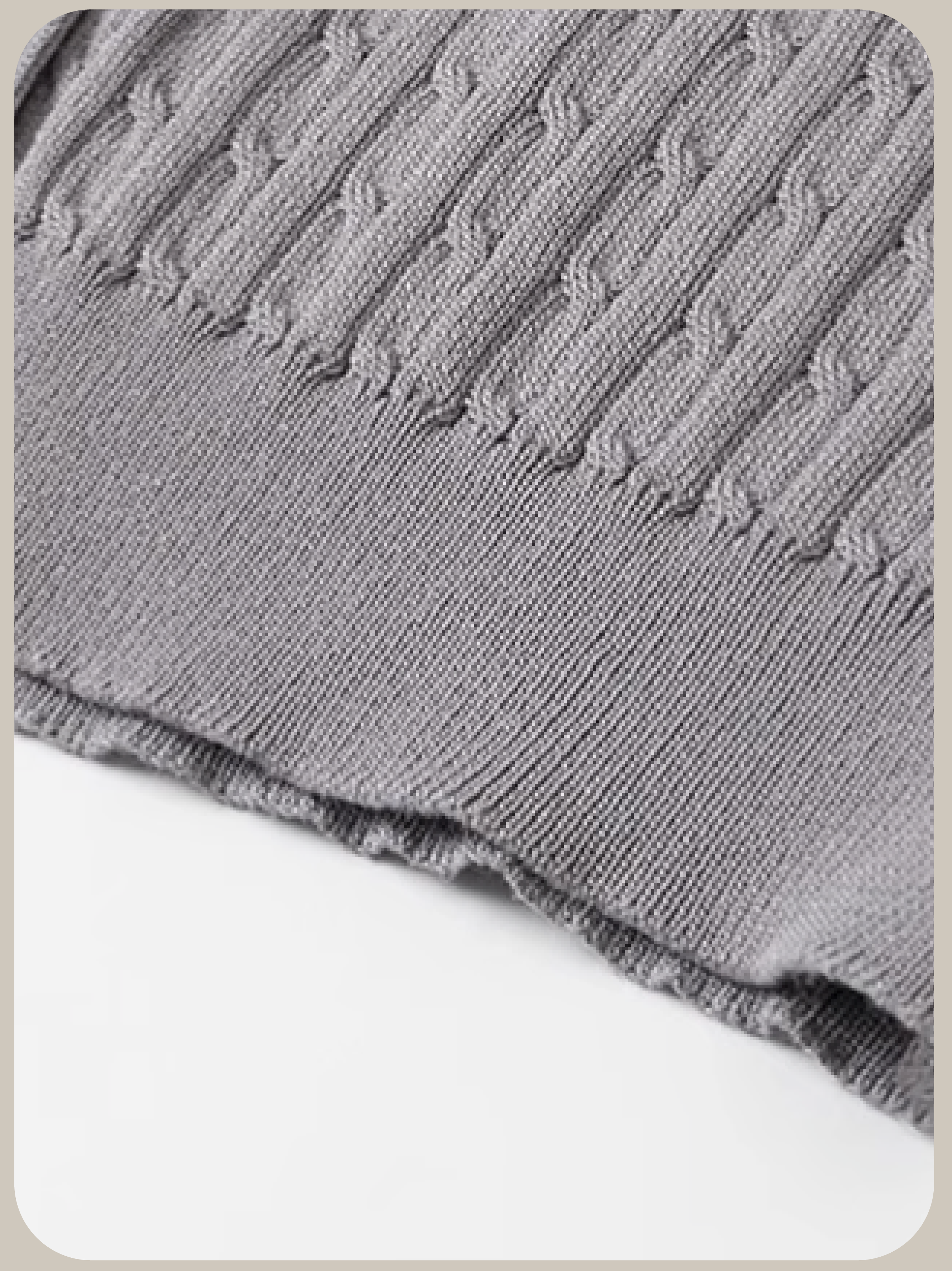 Elegant Gray Summer Knit/エレガントグレーサマーニット