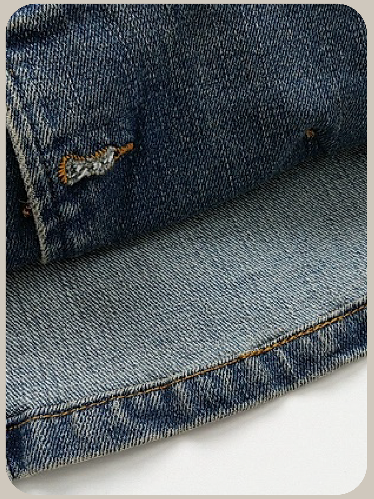 Retro Rivet Denim Jacket/レトロリベットデニムジャケット
