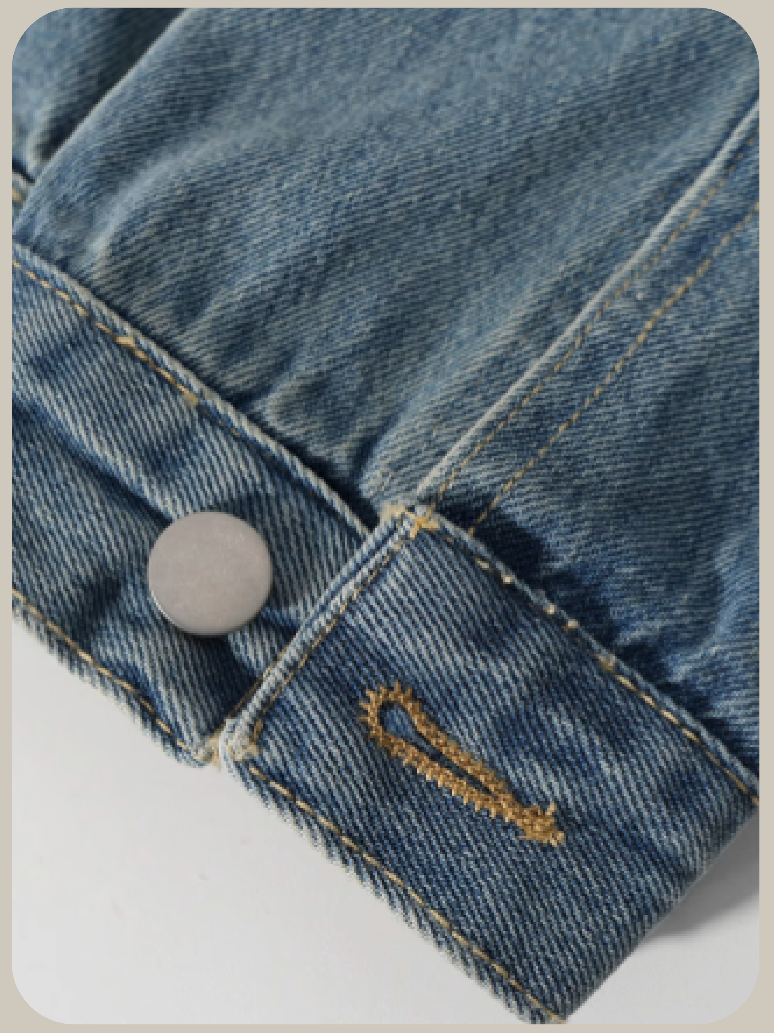 Lace Deco Denim Jacket/レースデコデニムジャケット