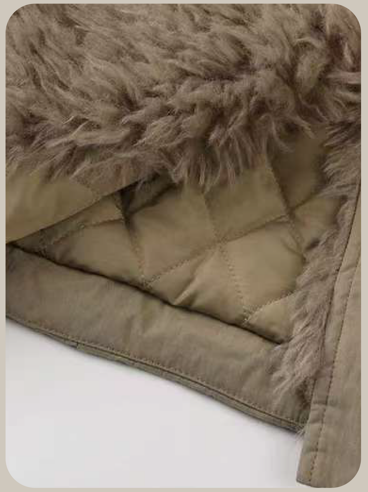 Faux Shearling Collar Toggle Button Down Jacket/フェイクシアリング襟トグルボタンジャケット