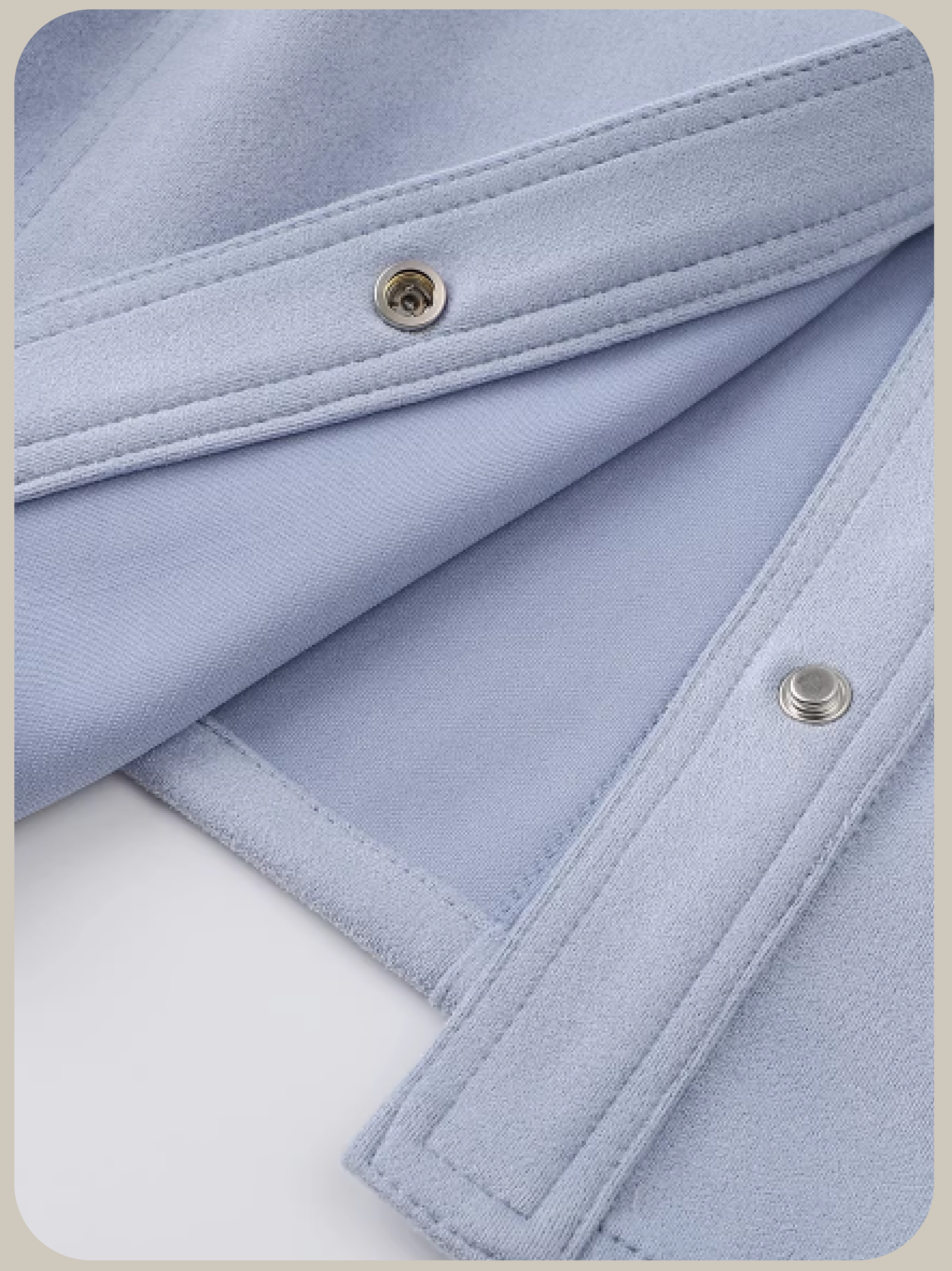 Fog Blue Waisted Jacket/フォグブルーウエストジャケット