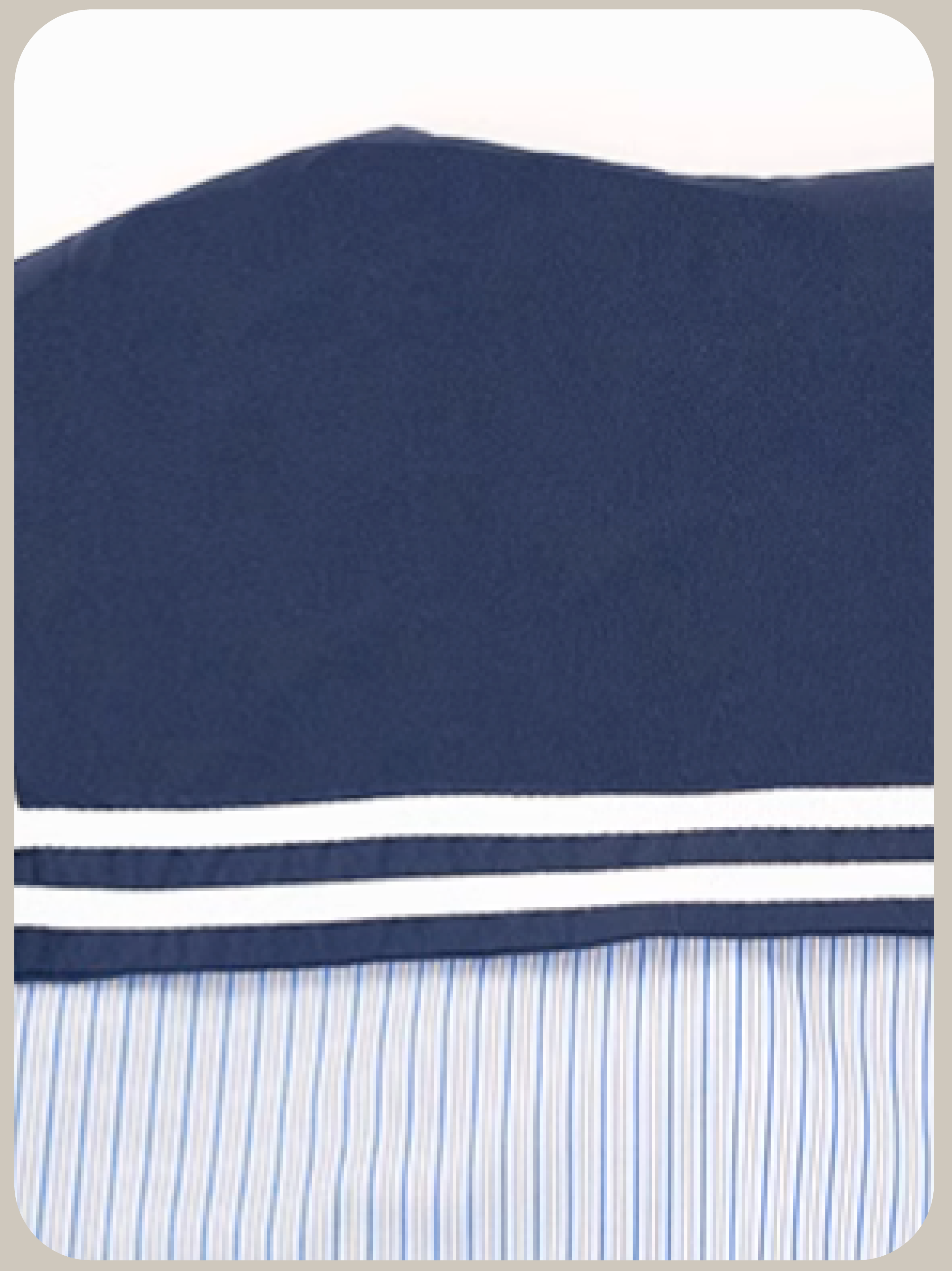 Preppy Sailor Collar Stripe Shirt/プレッピーセーラーカラーストライプシャツ