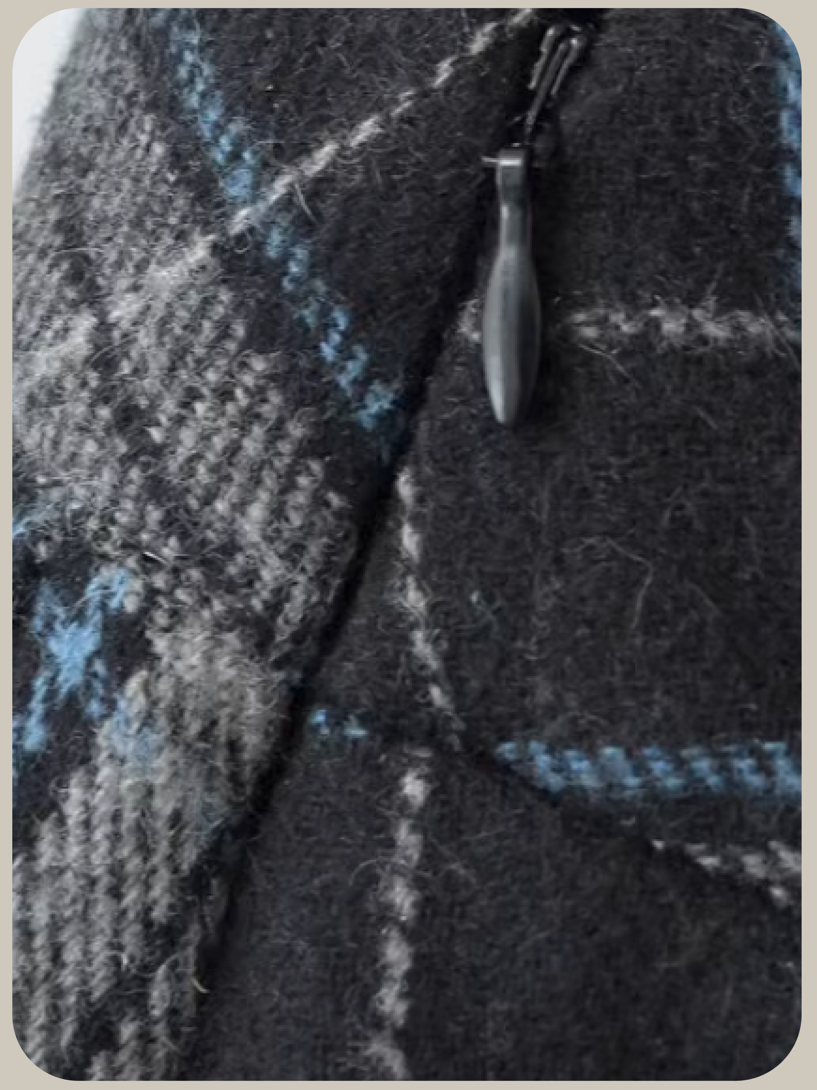 Side Button Plaid Mini Skirt/サイドボタンチェック柄ミニスカート