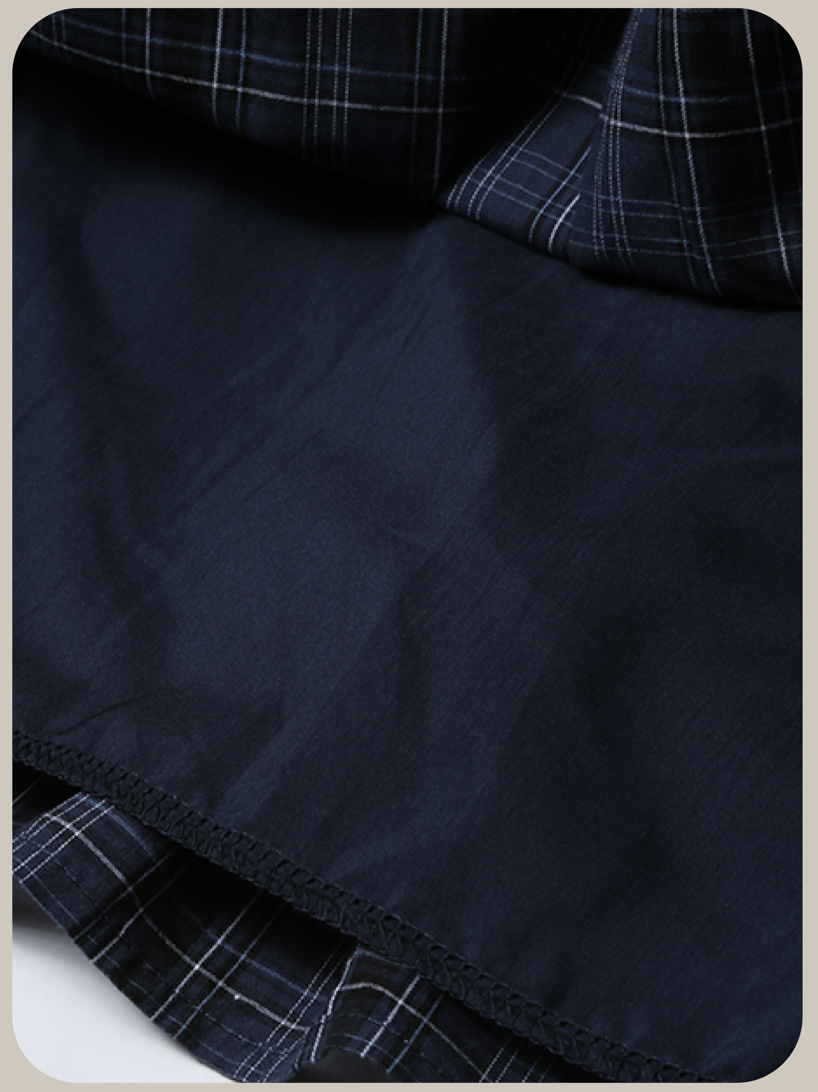 Asymmetry Ruffle Check Dress/アシンメトリーフリルチェックドレス