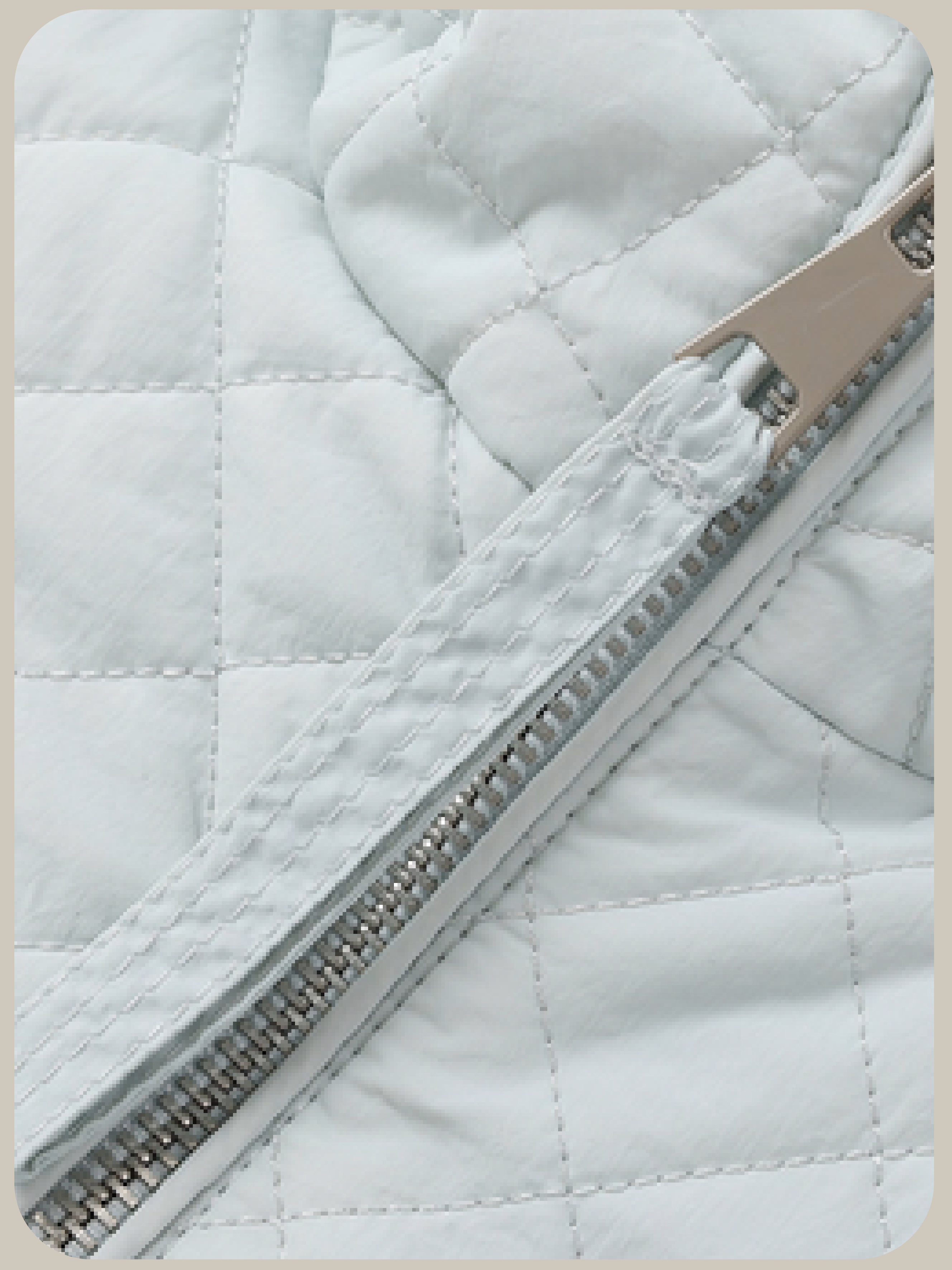 Quilting Hoodie Down Jacket/キルティングフーディーダウンジャケット