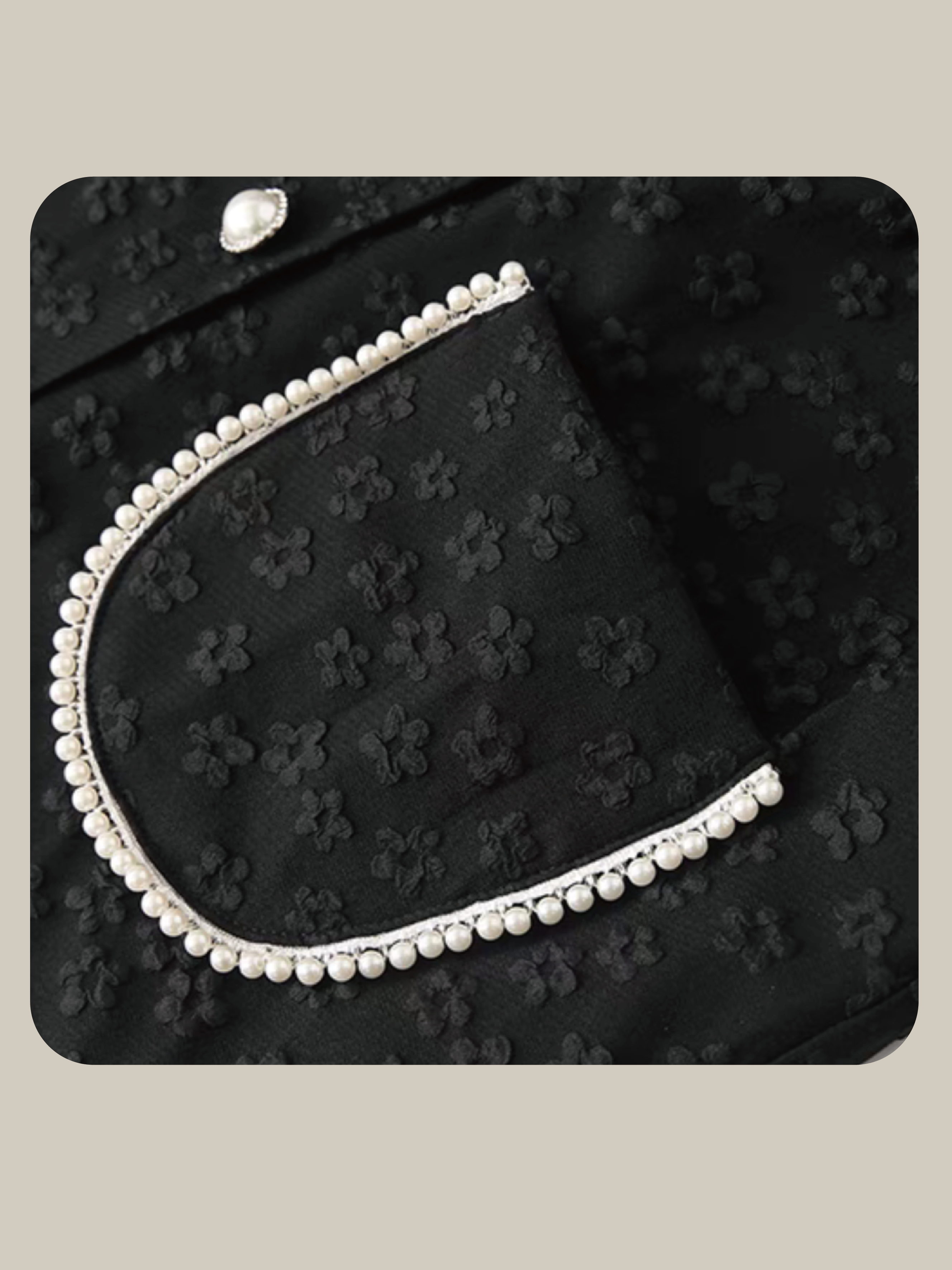 Ribbon Flower Jacquard Dress/リボンフラワージャカードドレス