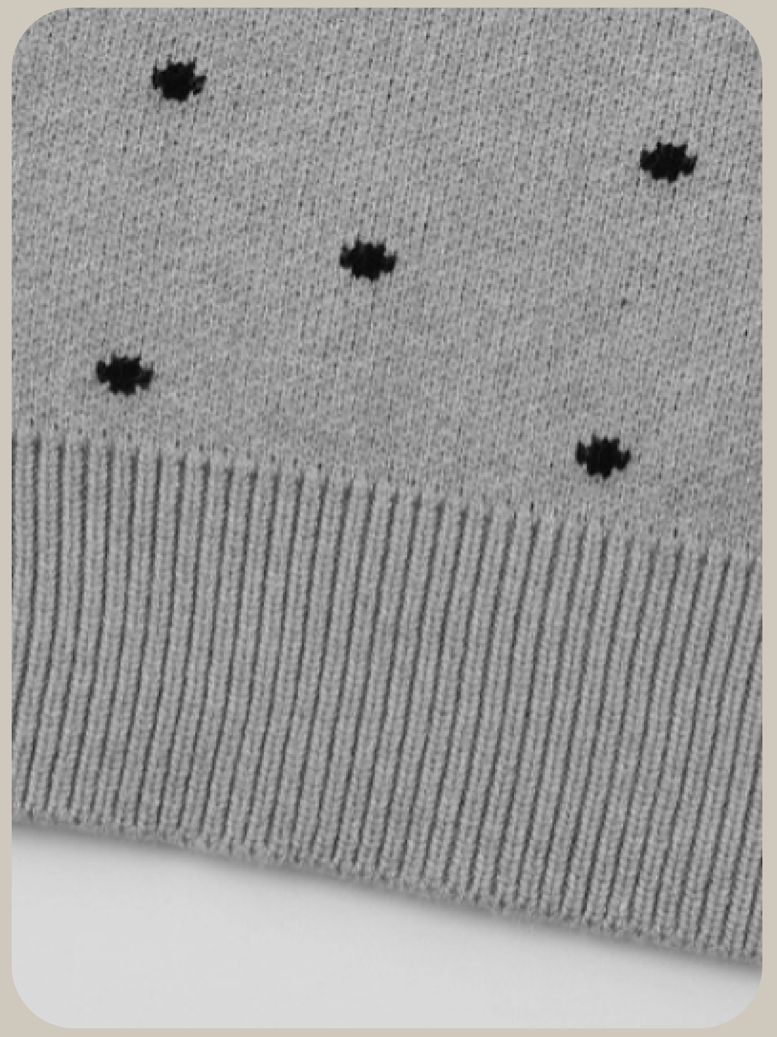 Vintage Embroidery Scarf Sweater/ヴィンテージ刺繍スカーフセーター