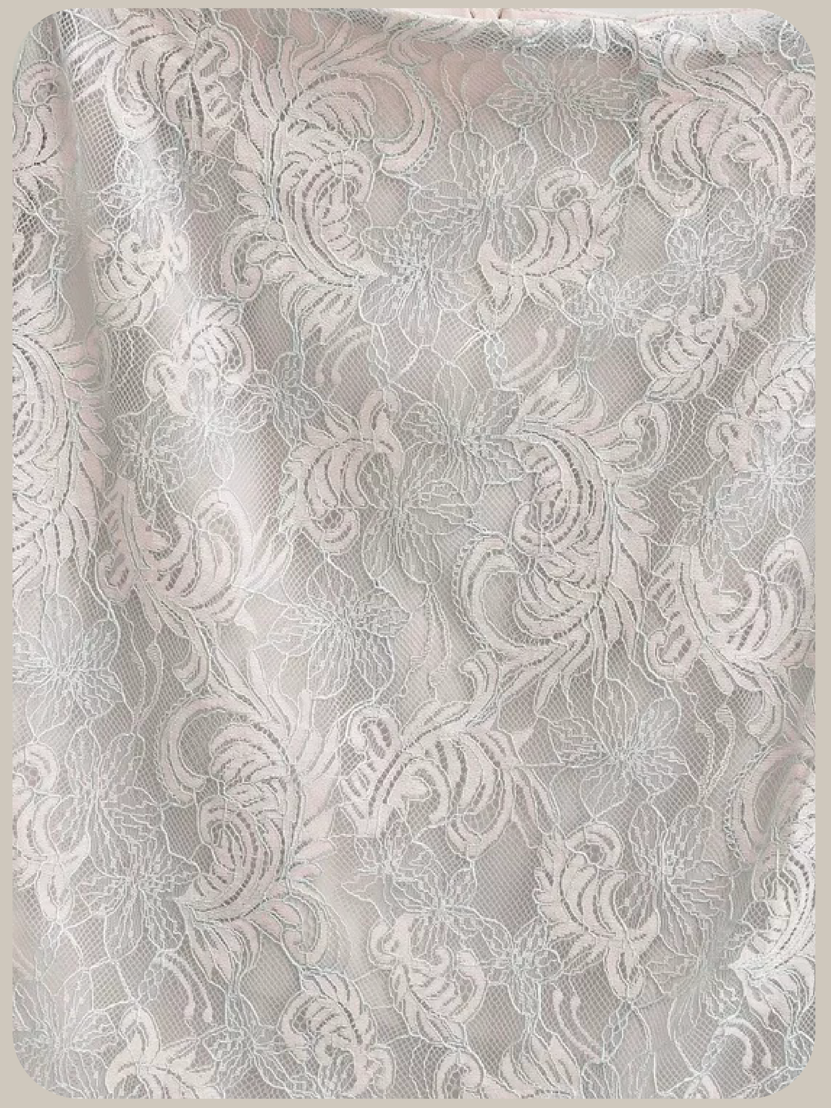 Jacquard Pastel Floral Lace Mini Skirt/ジャカードパステル花柄レースミニスカート