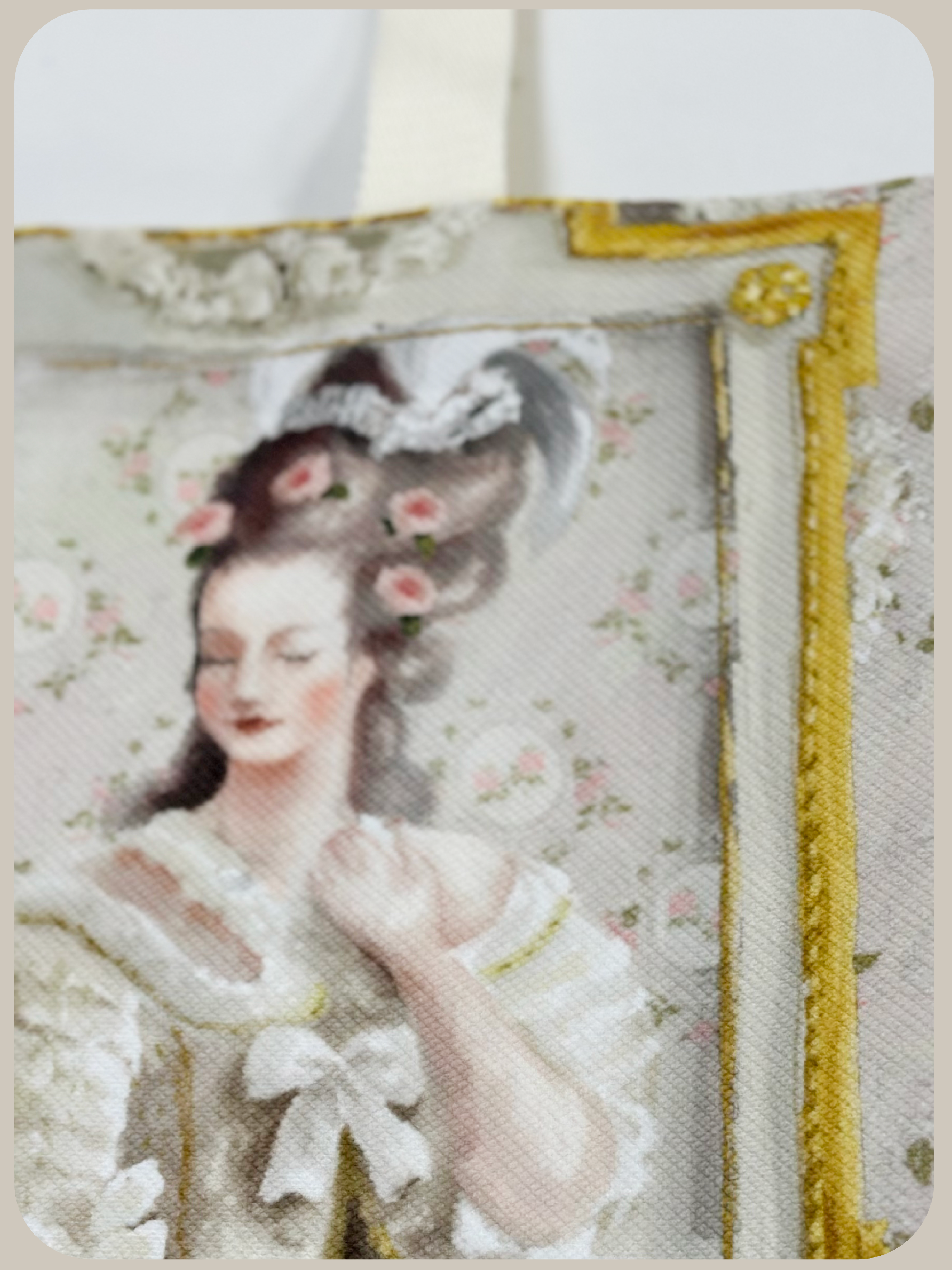 Oil Panting Tote Bag.