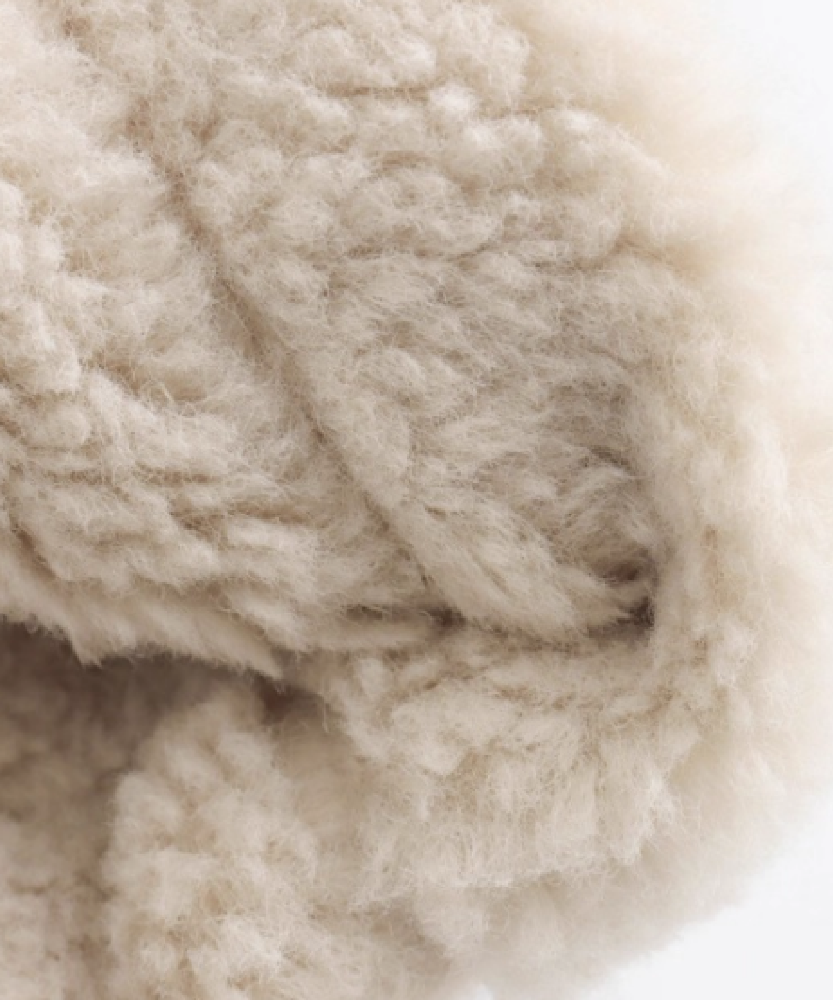 Faux Fur PU Belt Coat