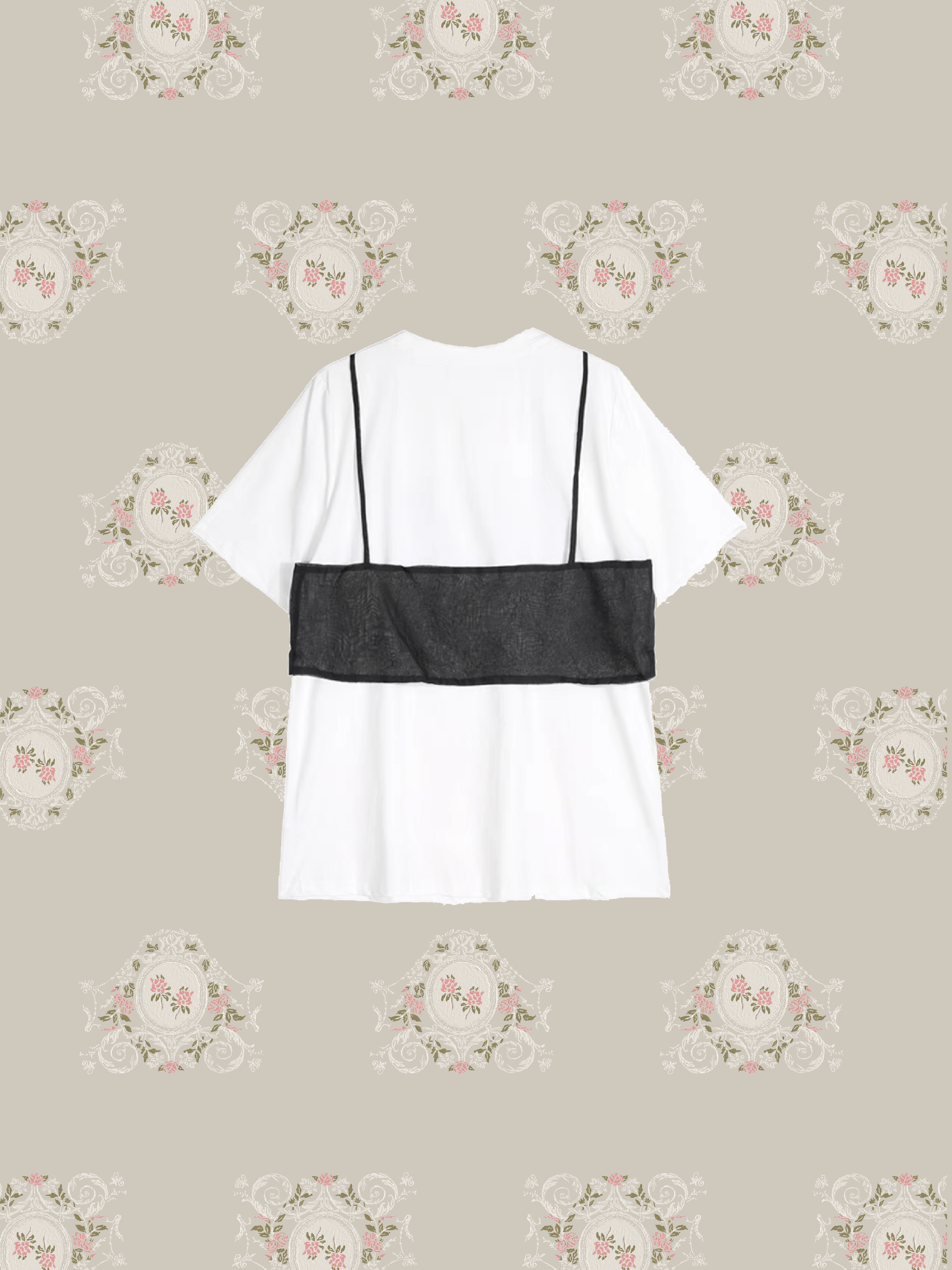 Fake Two Cami T-shirt/フェイクツーキャミTシャツ