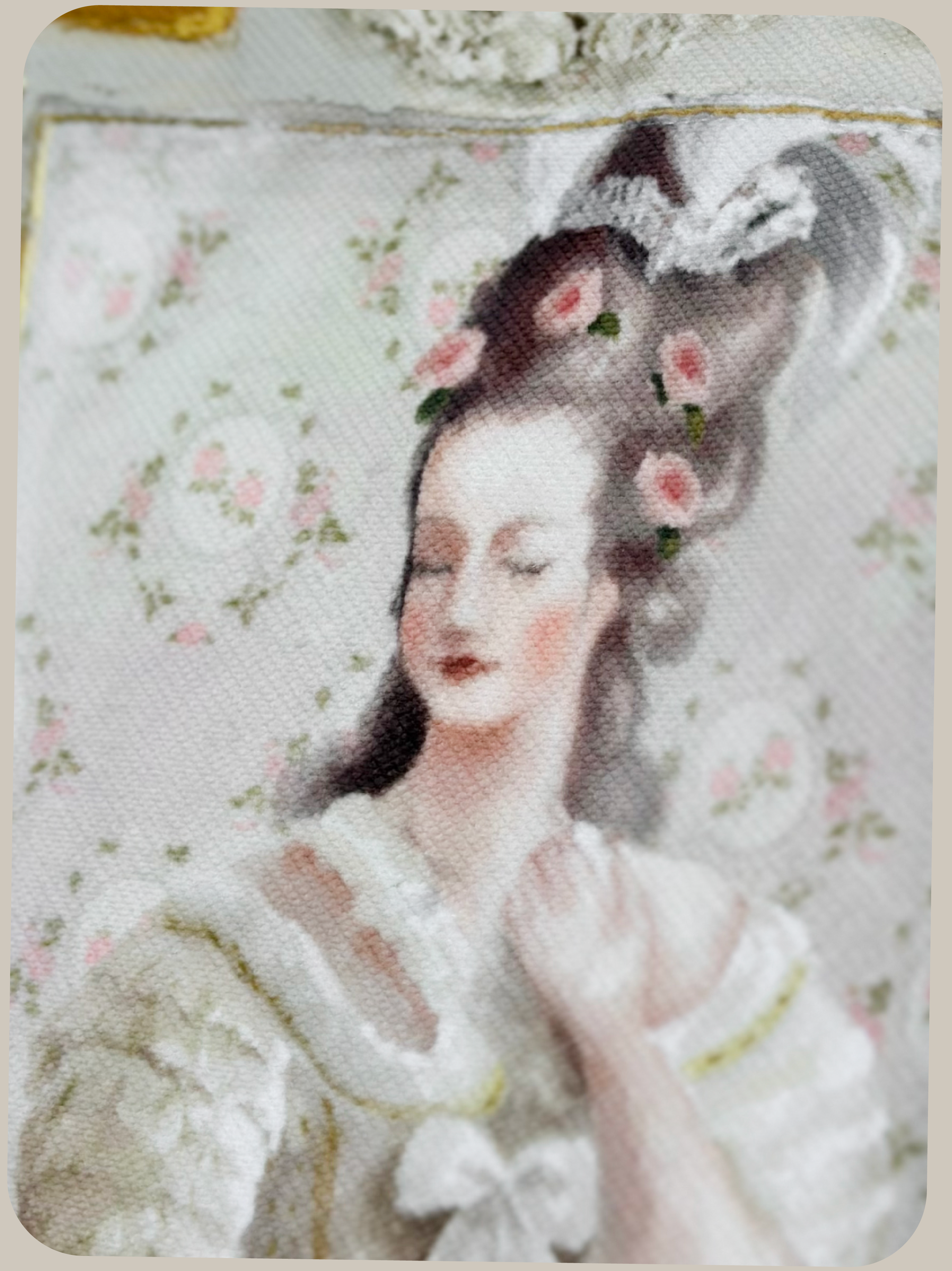 Oil Panting Tote Bag.