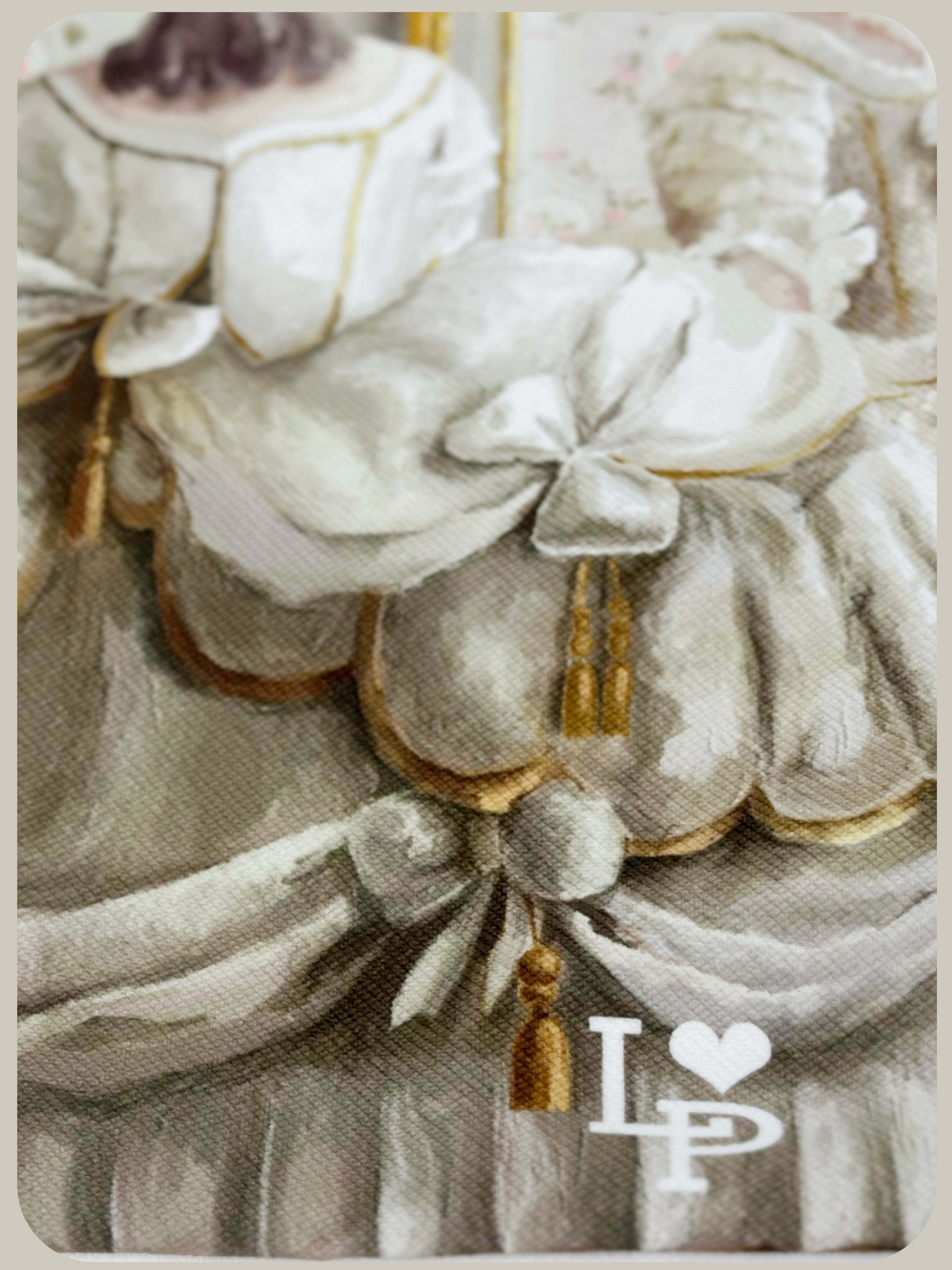 Oil Panting Tote Bag.