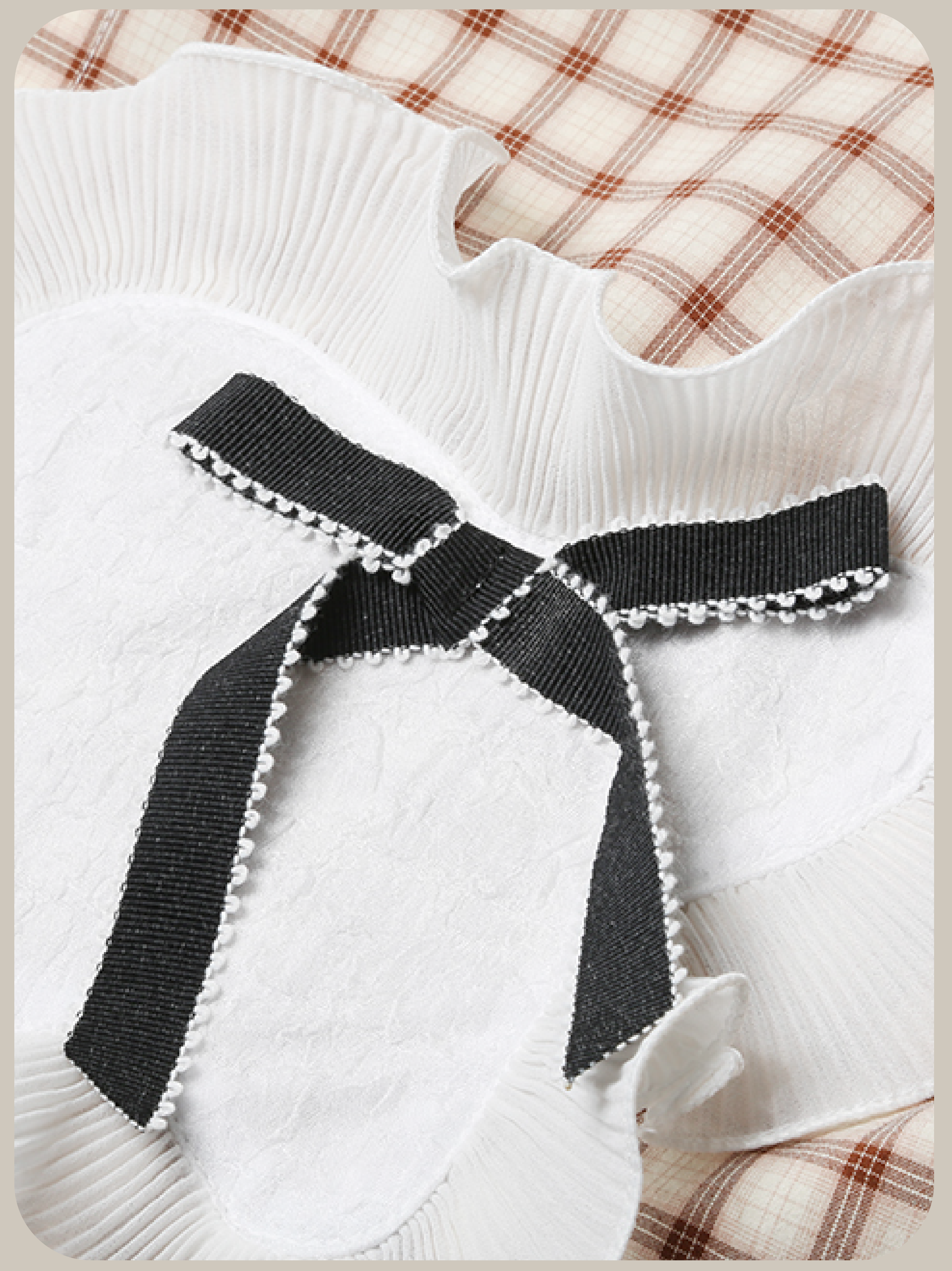 Asymmetric Pocket Check Dress