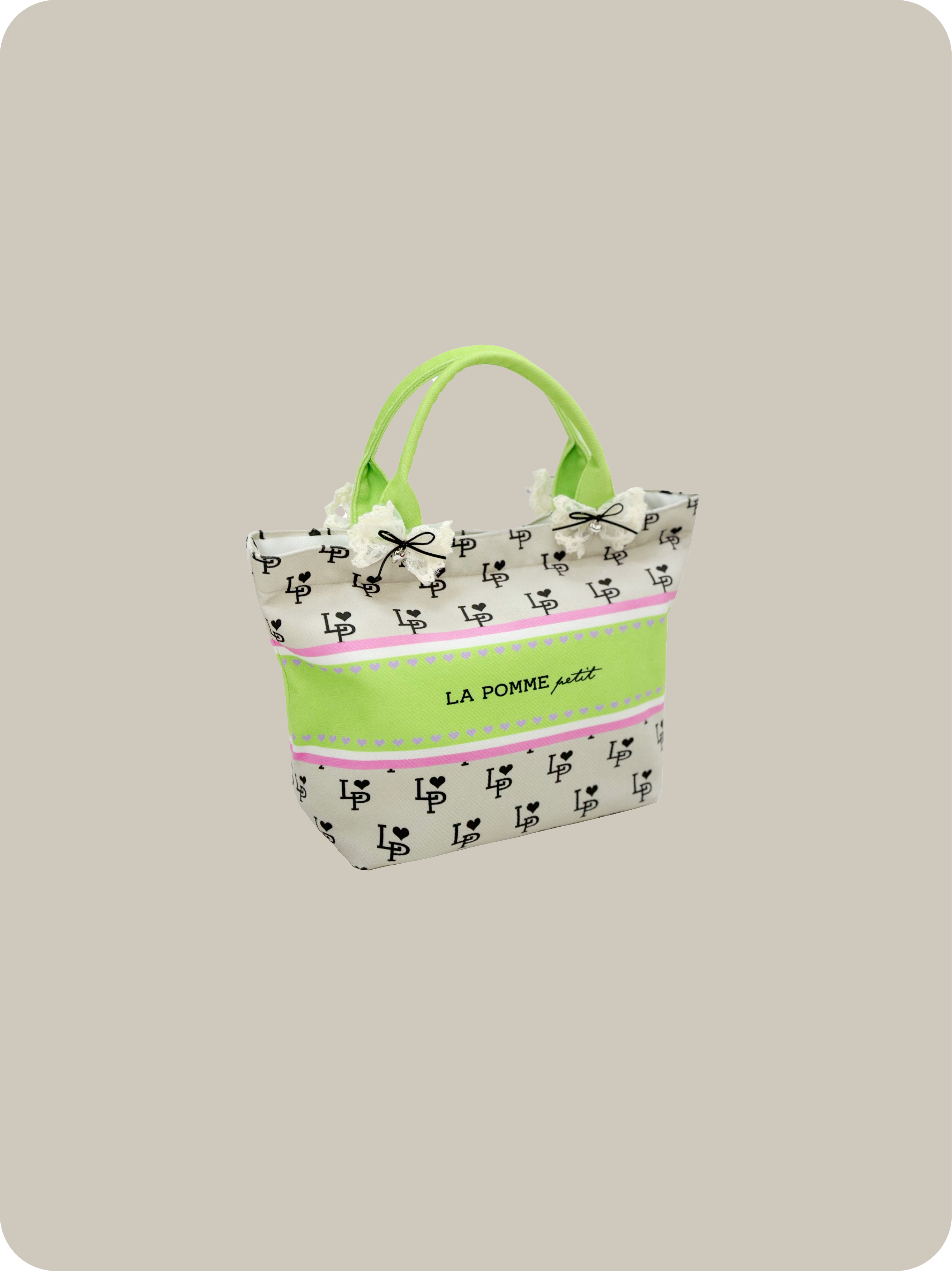 LA POMME petit Icon Ribbon Mini Tote.