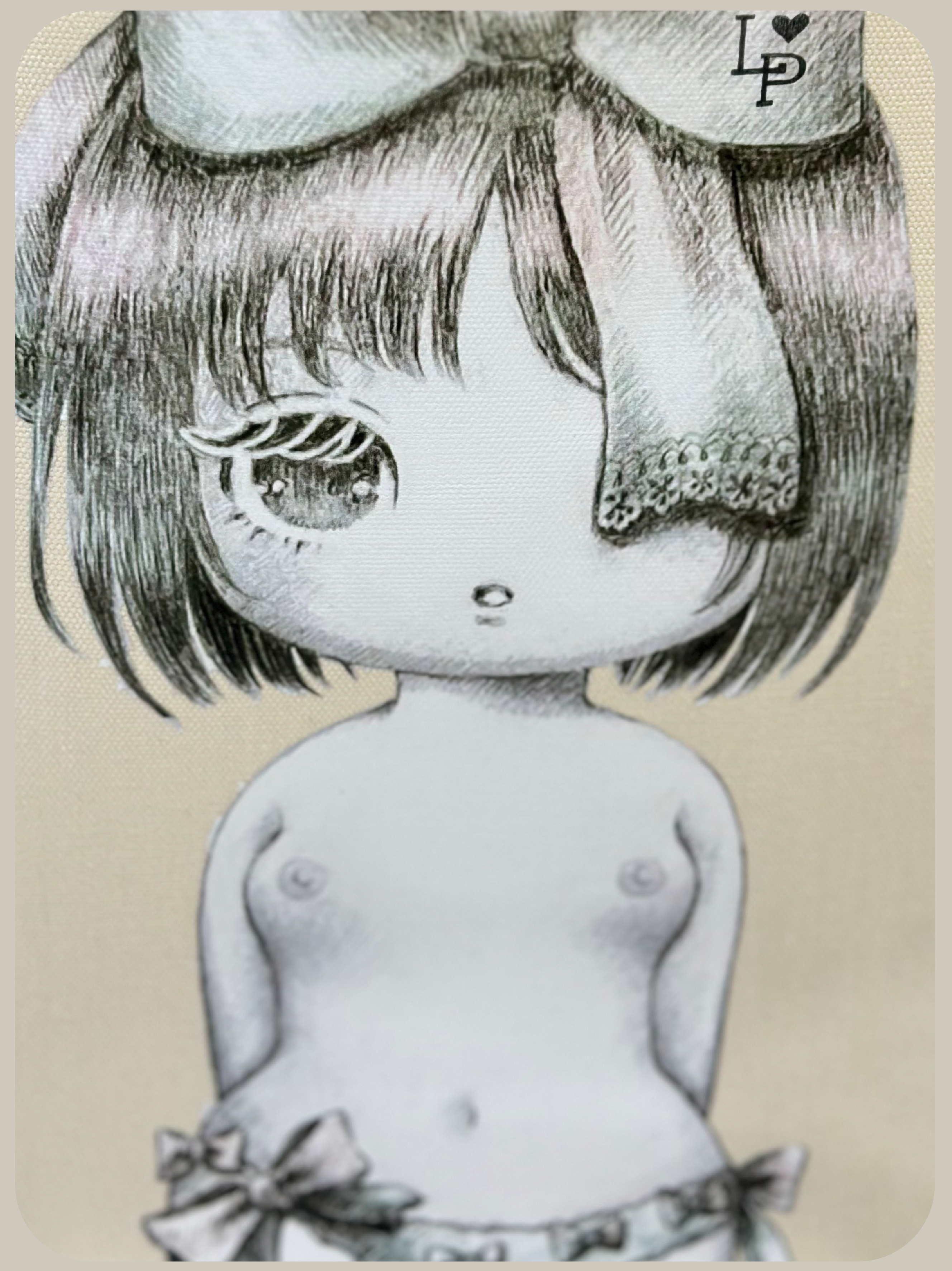 MURAKAMI MOE LA POMME petit Collaboration Girls Tote Bag