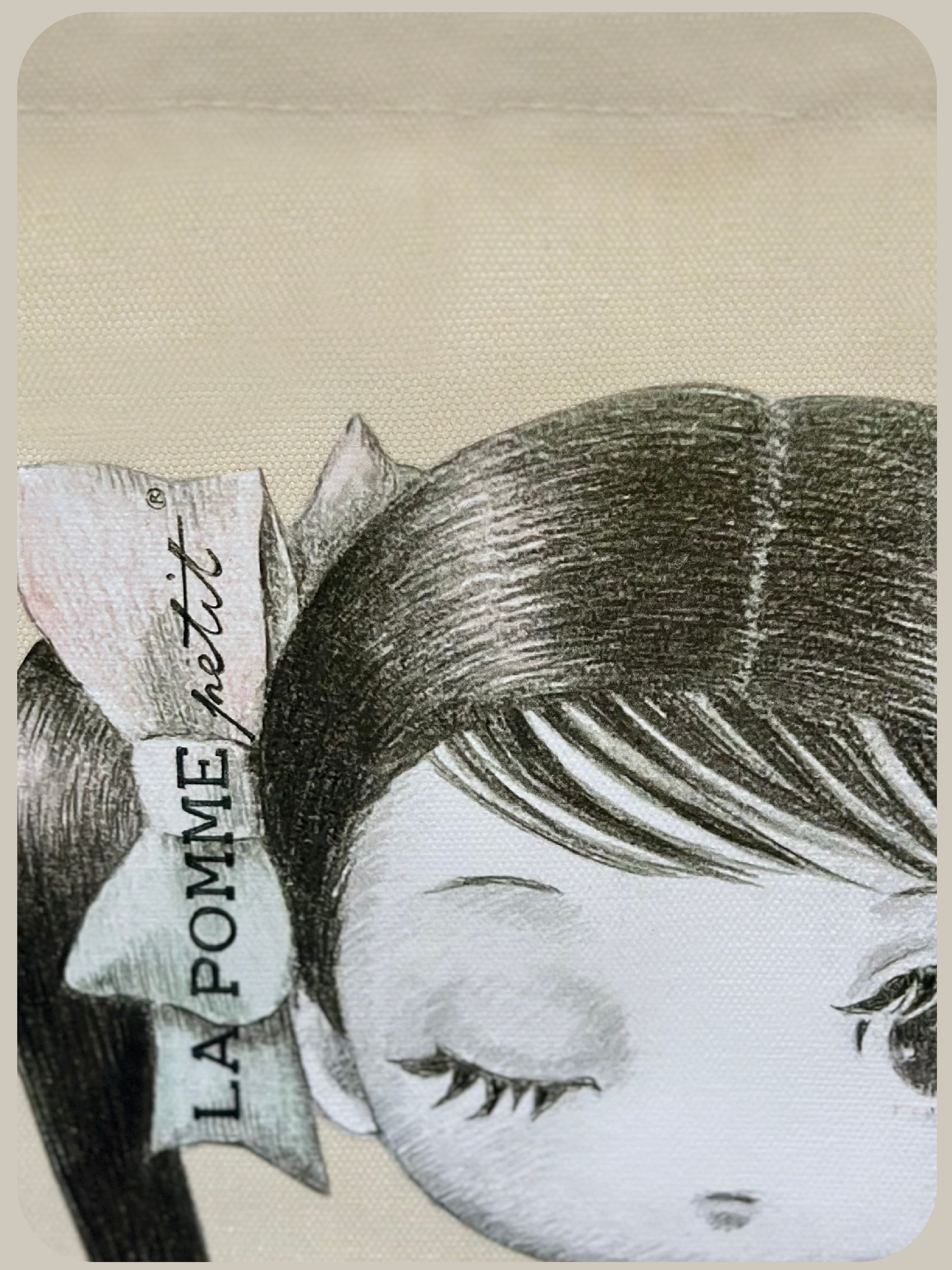 MURAKAMI MOE LA POMME petit Collaboration Girls Tote Bag