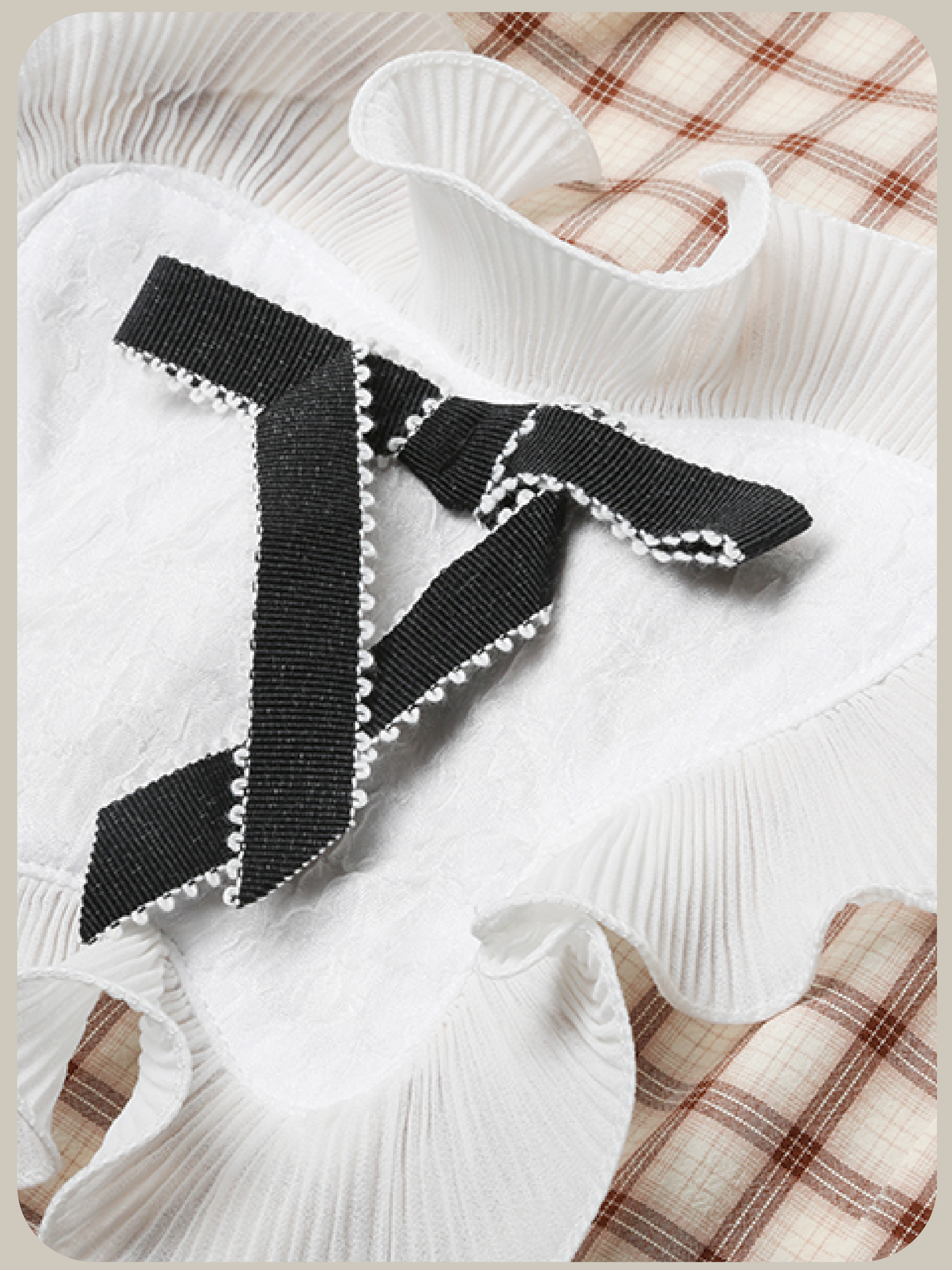 Asymmetric Pocket Check Dress