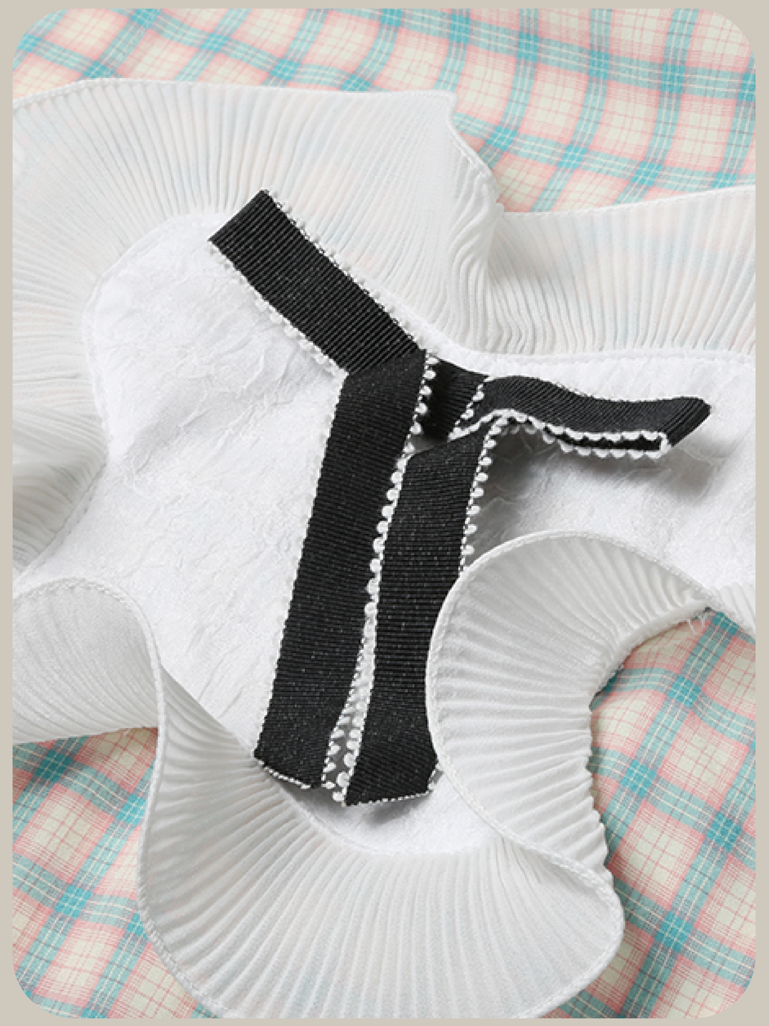 Asymmetric Pocket Check Dress