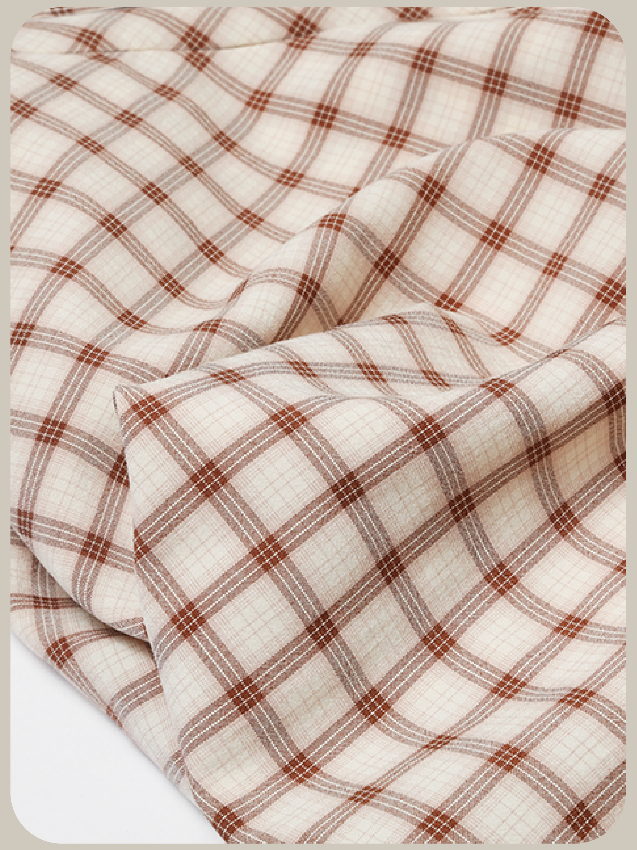 Gingham Check Baloon Skirt