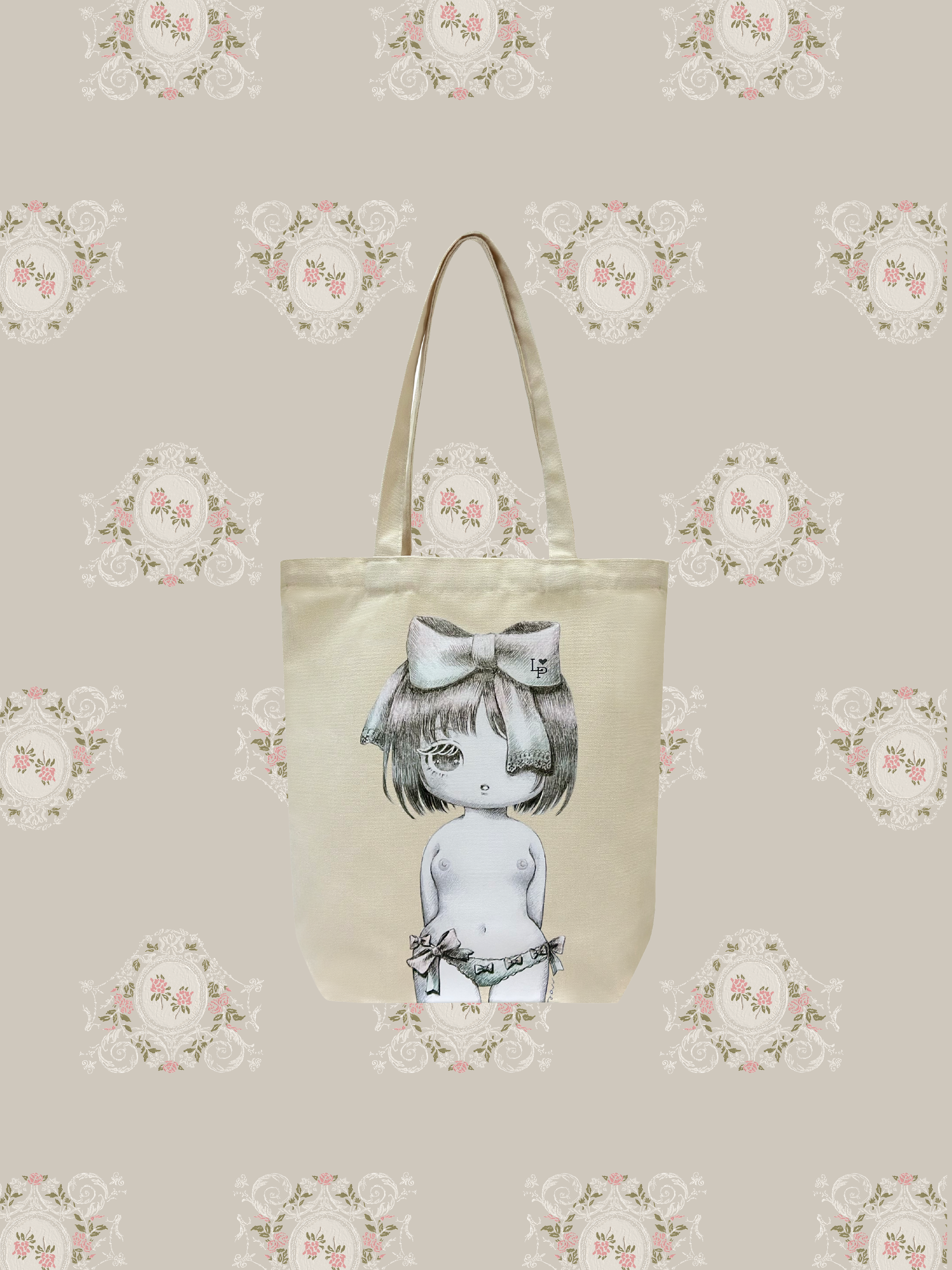 MURAKAMI MOE LA POMME petit Collaboration Girls Tote Bag