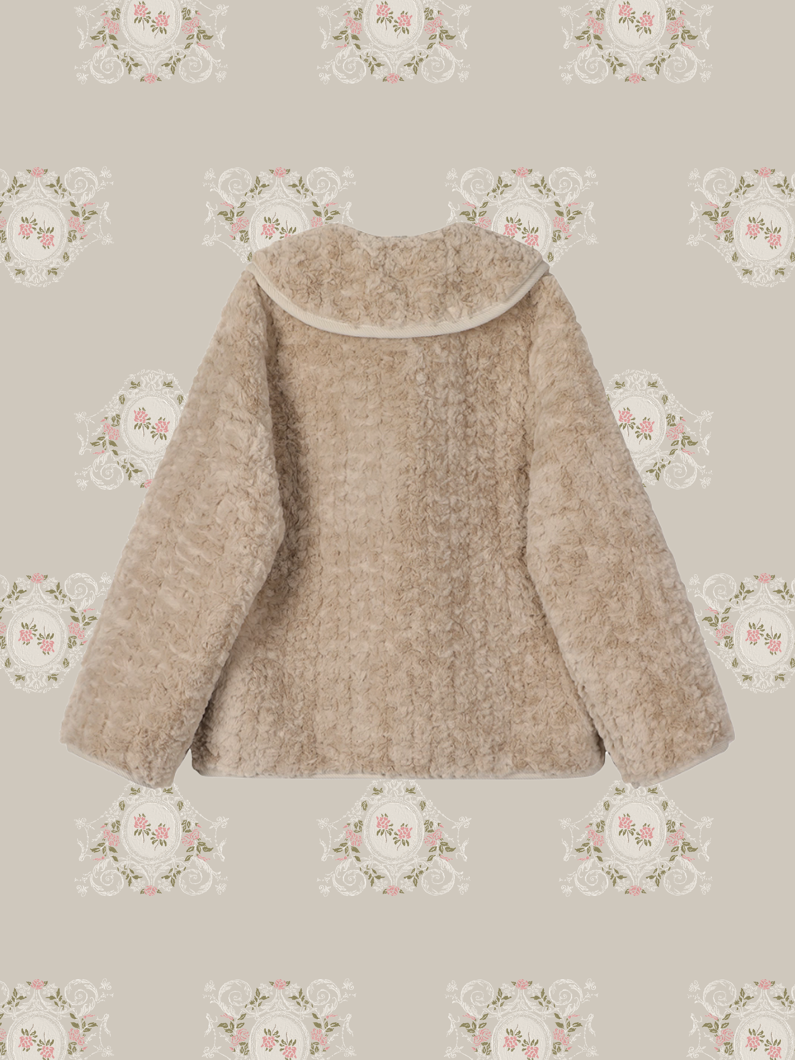 Cute Faux Fur Toggle Coat/キュートフェイクファートグルコート