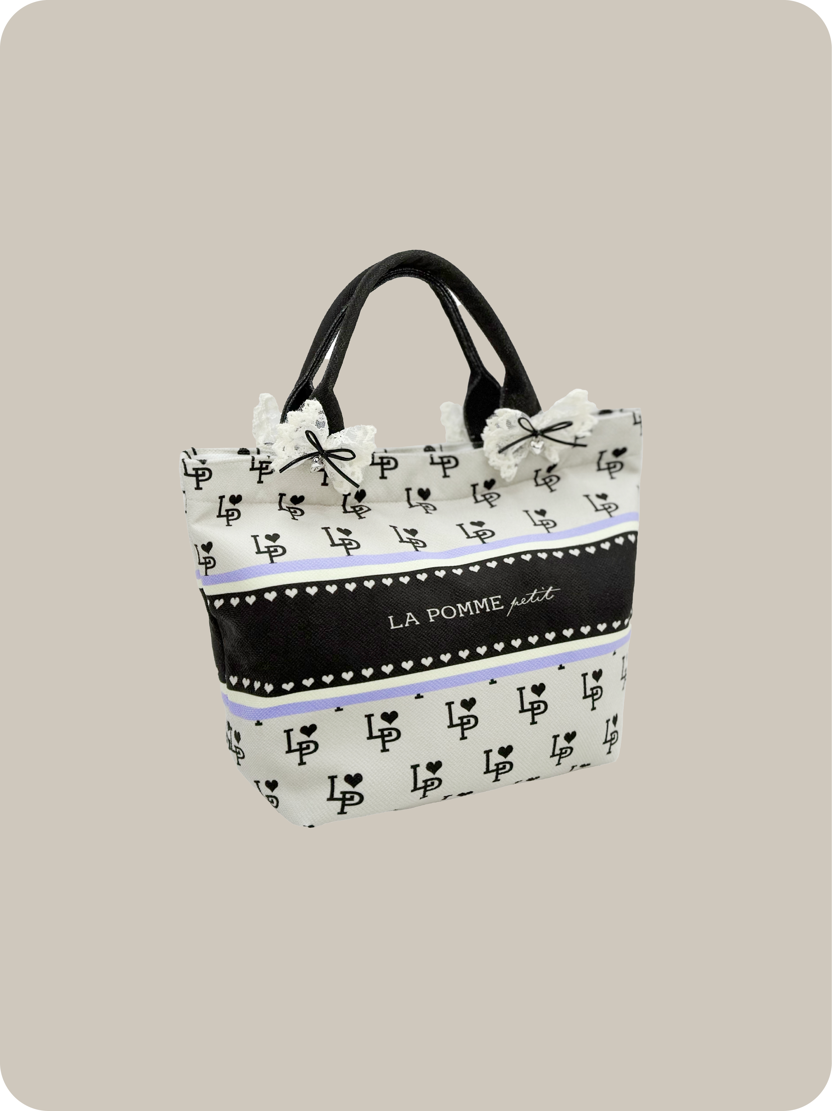 LA POMME petit Icon Ribbon Mini Tote.