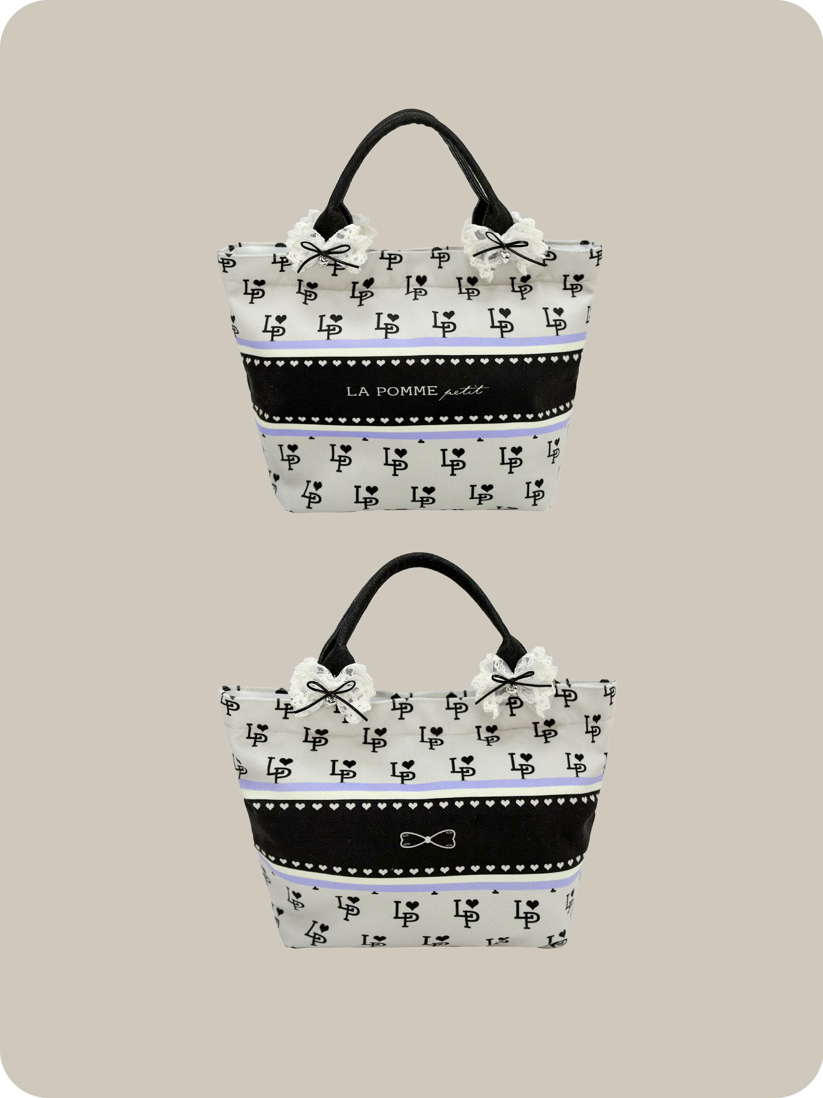 LA POMME petit Icon Ribbon Mini Tote.