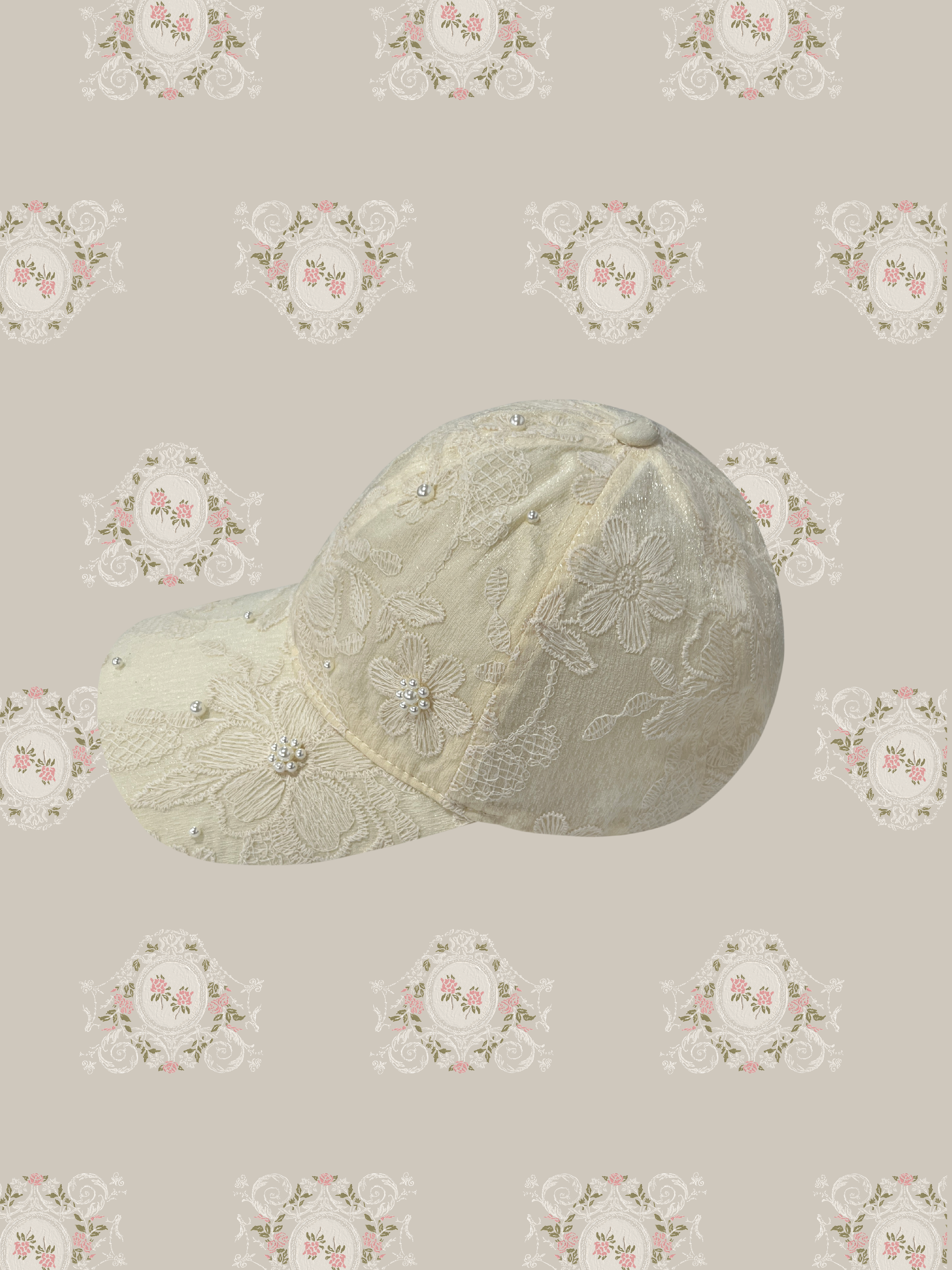 Romantic Garden Pearl Cap