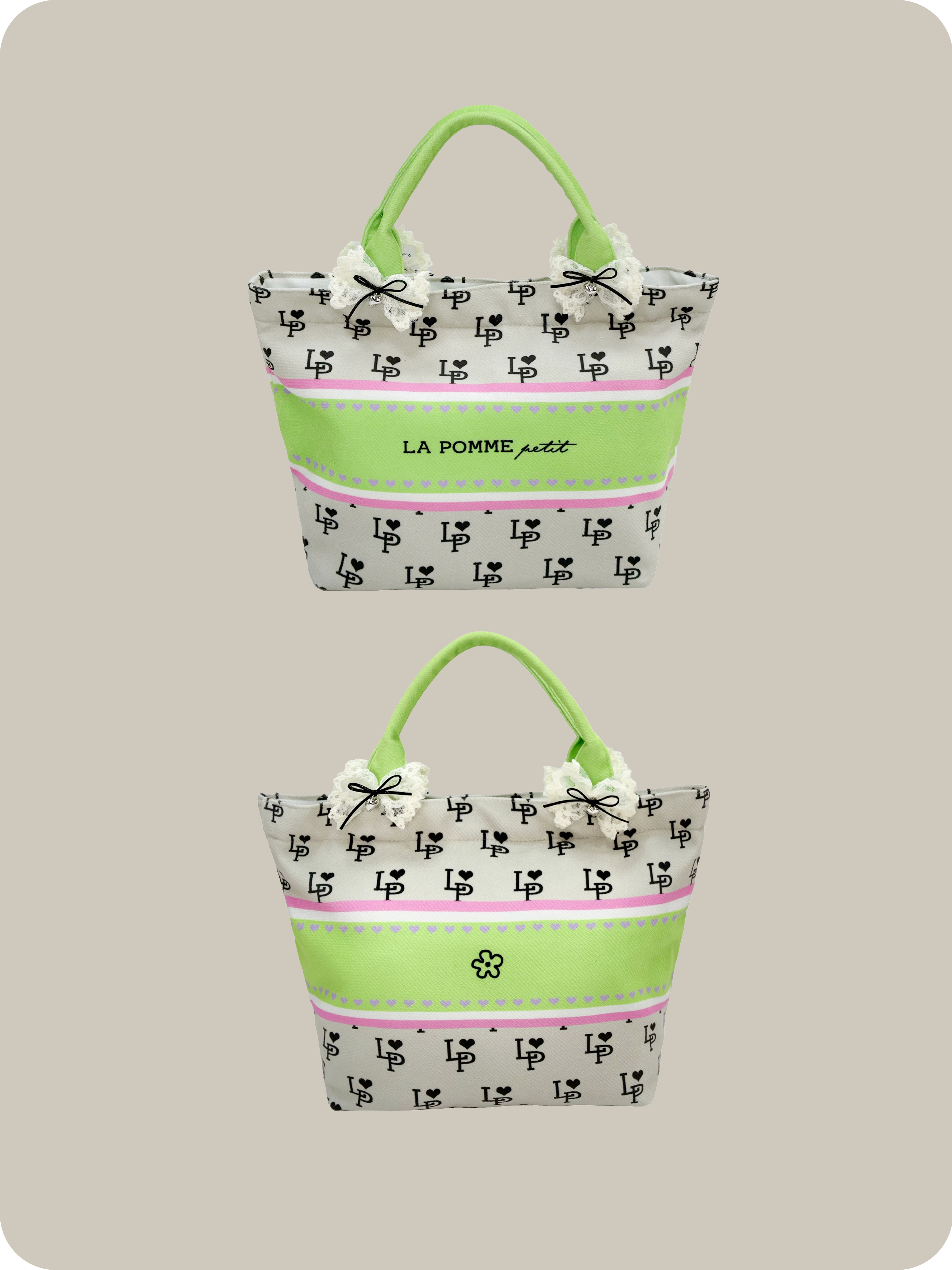 LA POMME petit Icon Ribbon Mini Tote.