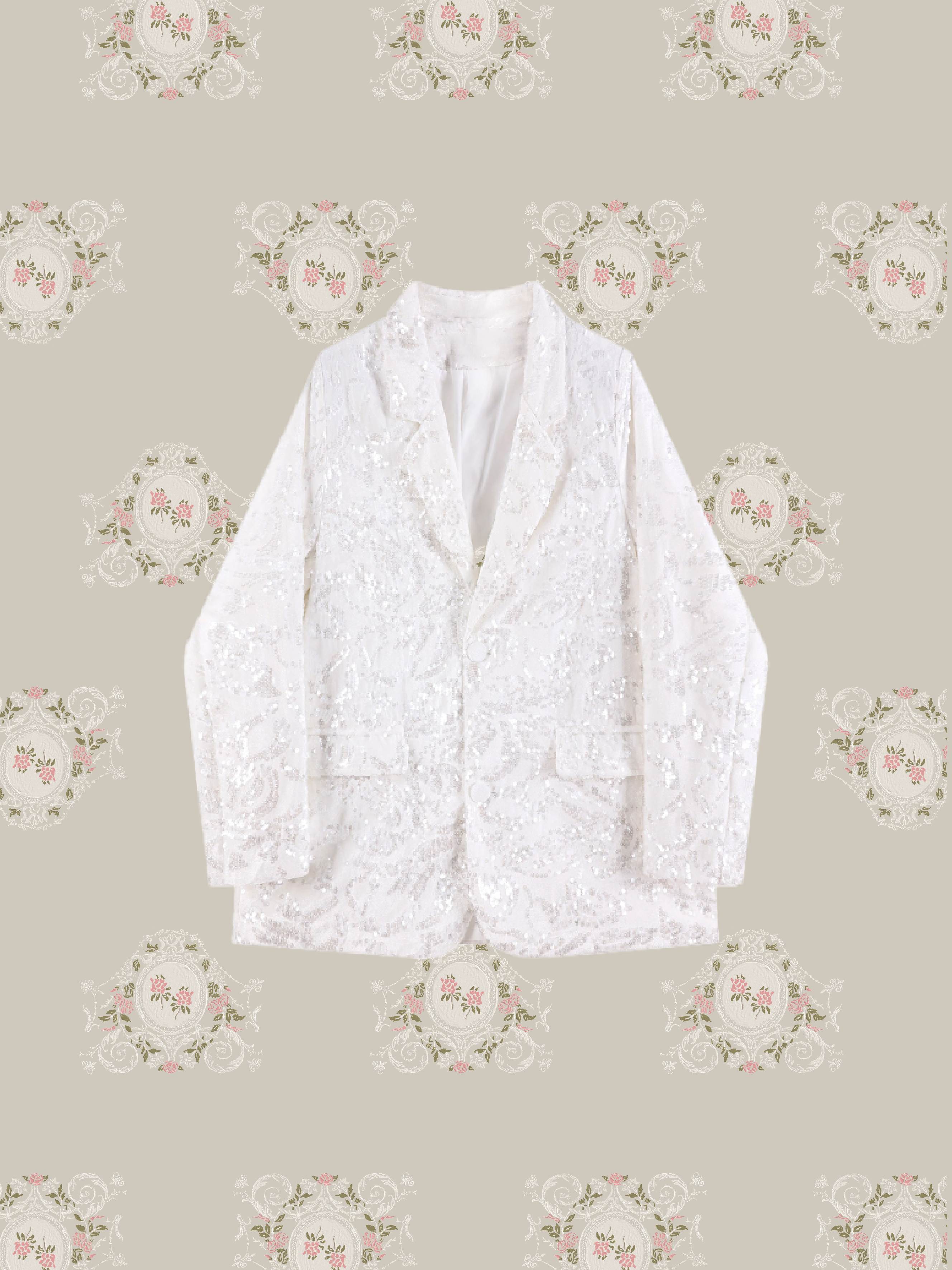 Sheer Sequins Jacket/シアースパンコールジャケット