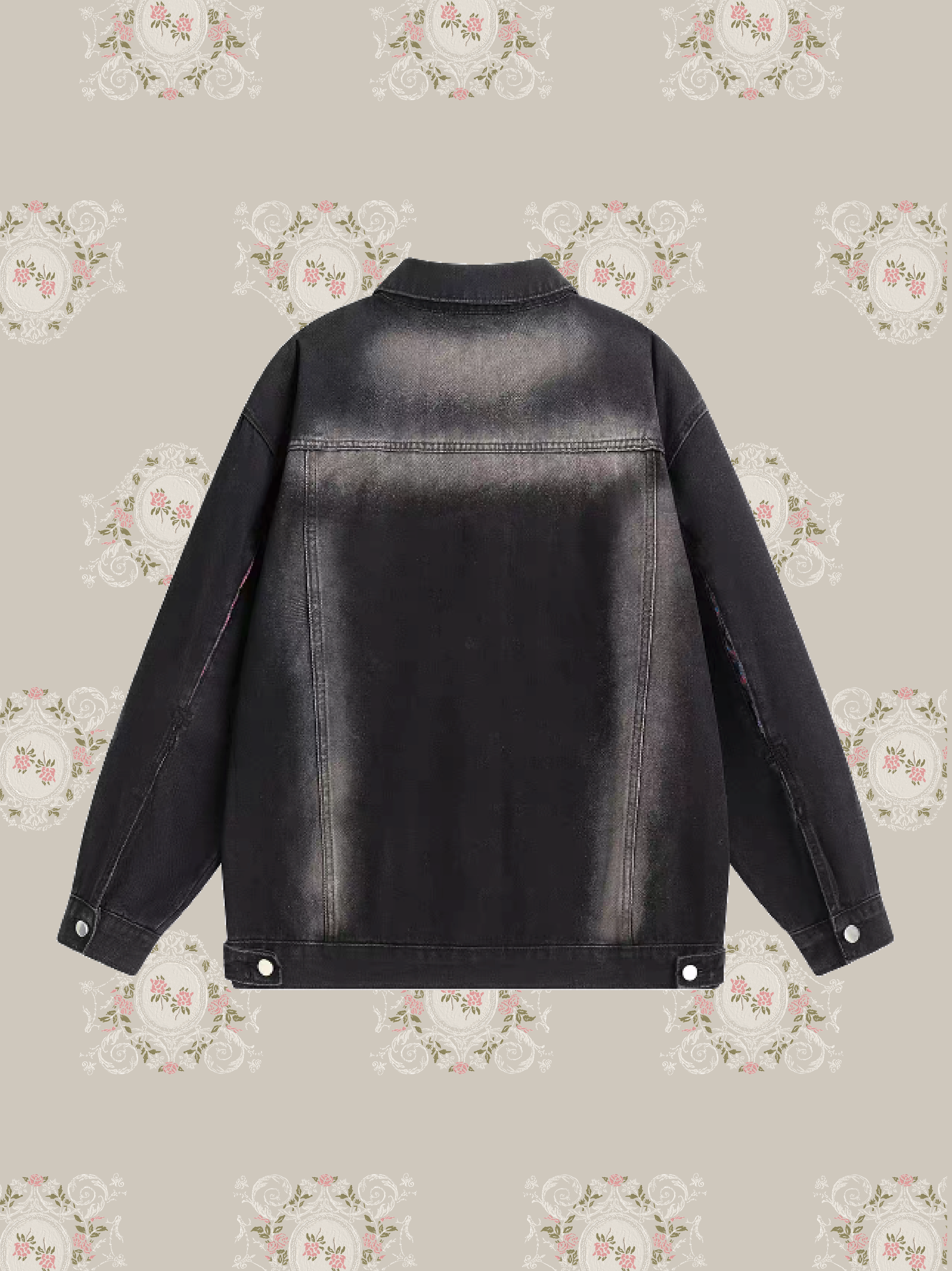 Gradient Broken Denim Jacket/グラデーションブロークンデニムジャケット