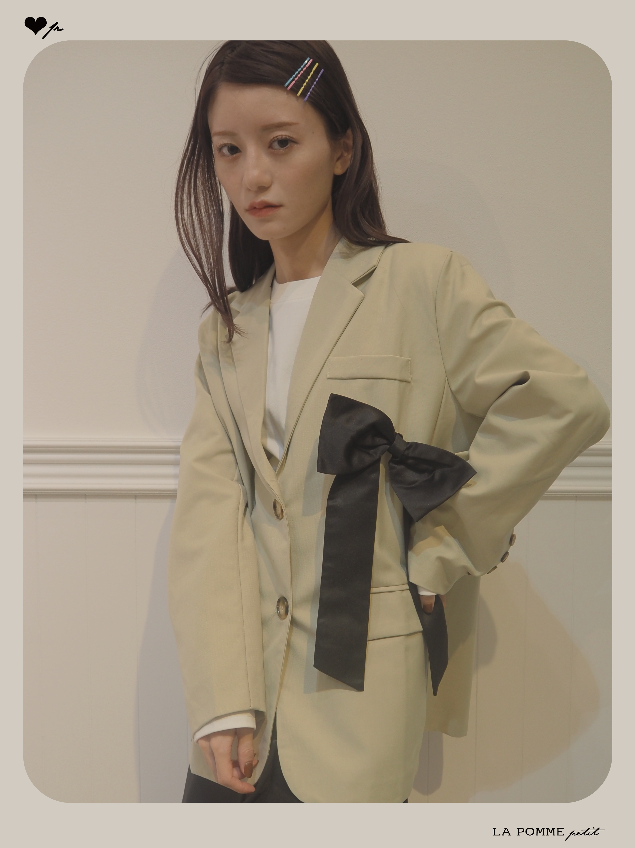 Relaxed Big Ribbon Jacket リラックスビッグリボンジャケット