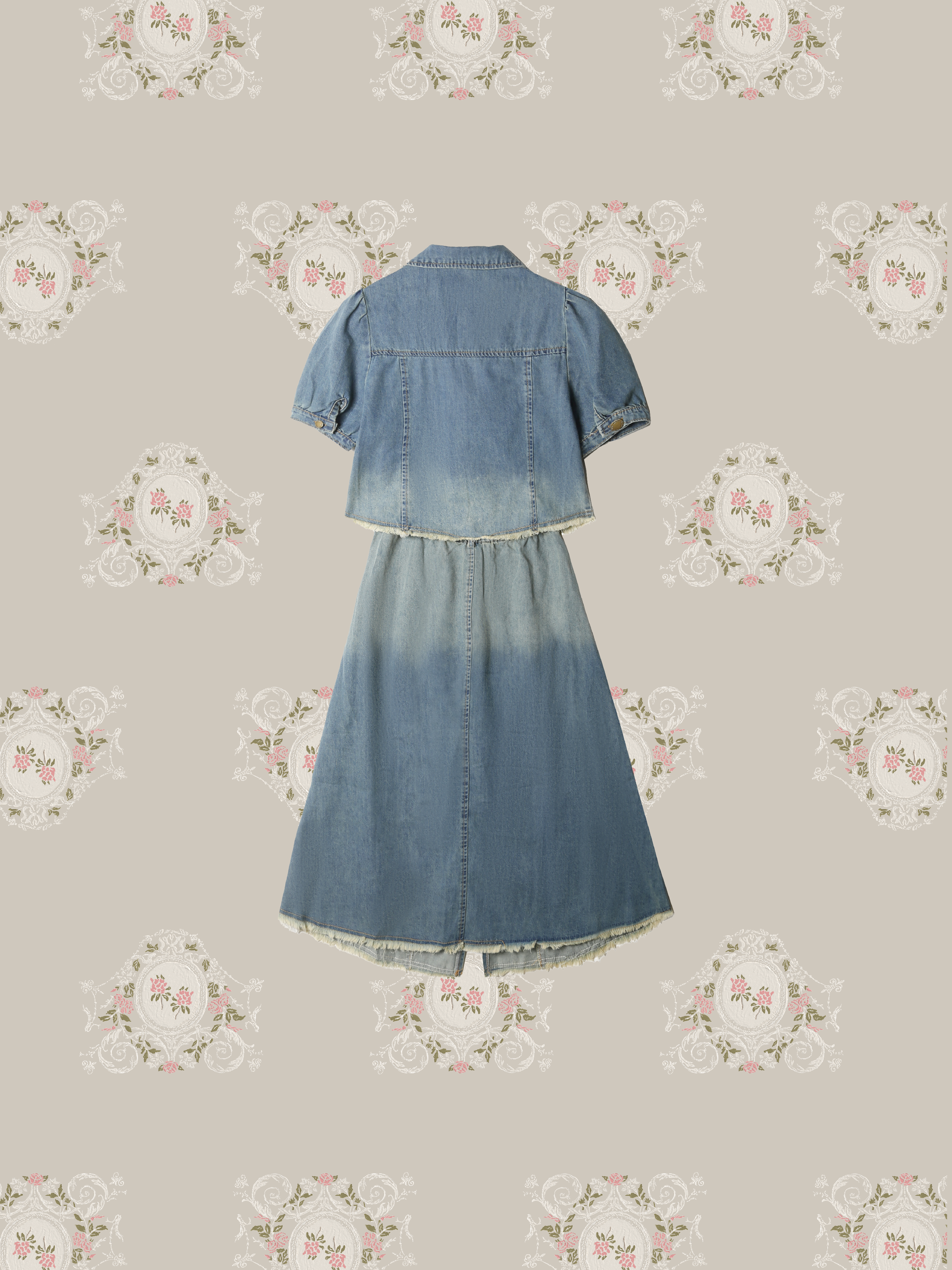 Denim Skirt Set Up/デニムスカートセットアップ