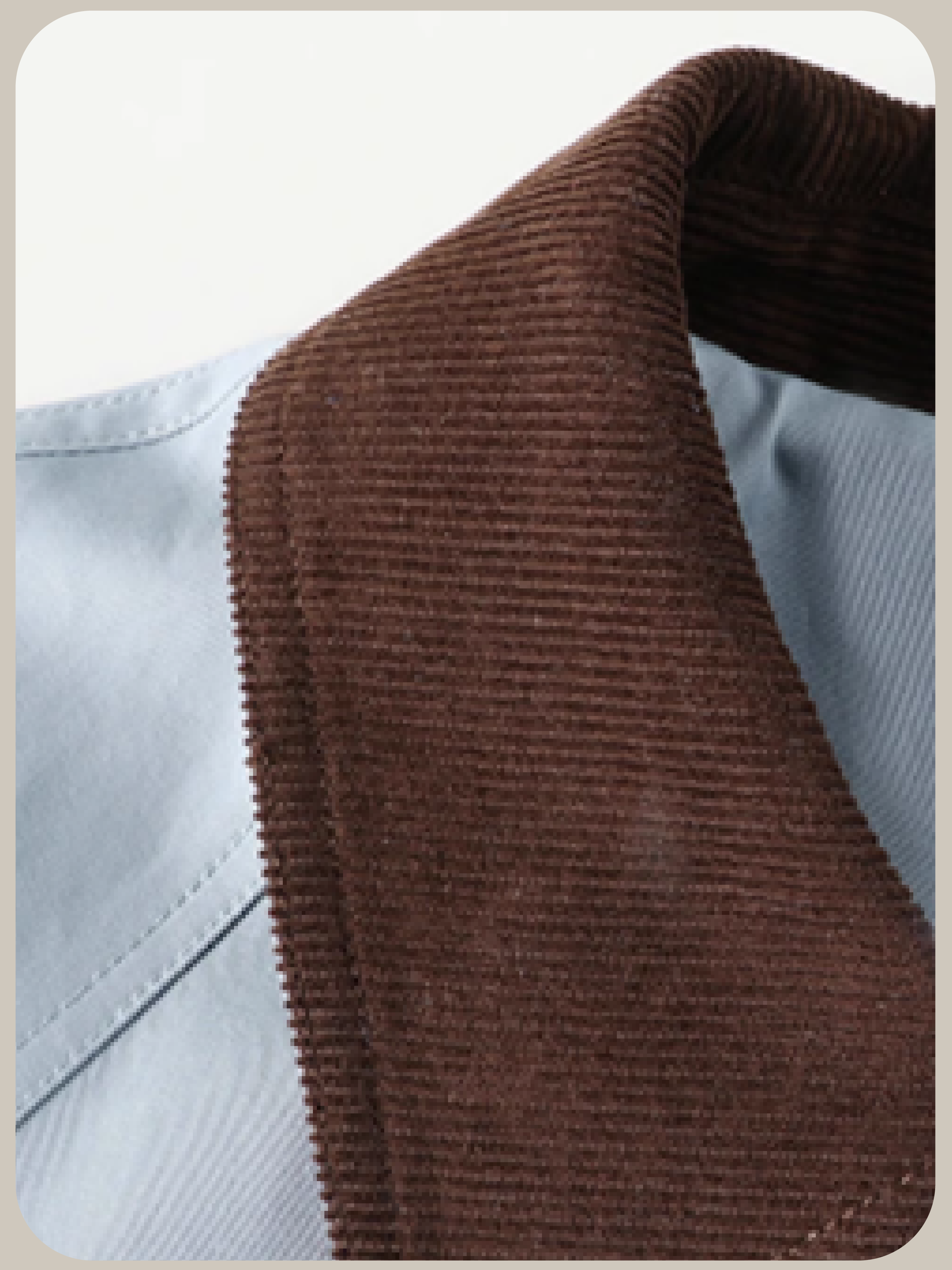 Baby Blue Check Stitching Trench Coat/ベビーブルーチェックステッチトレンチコート